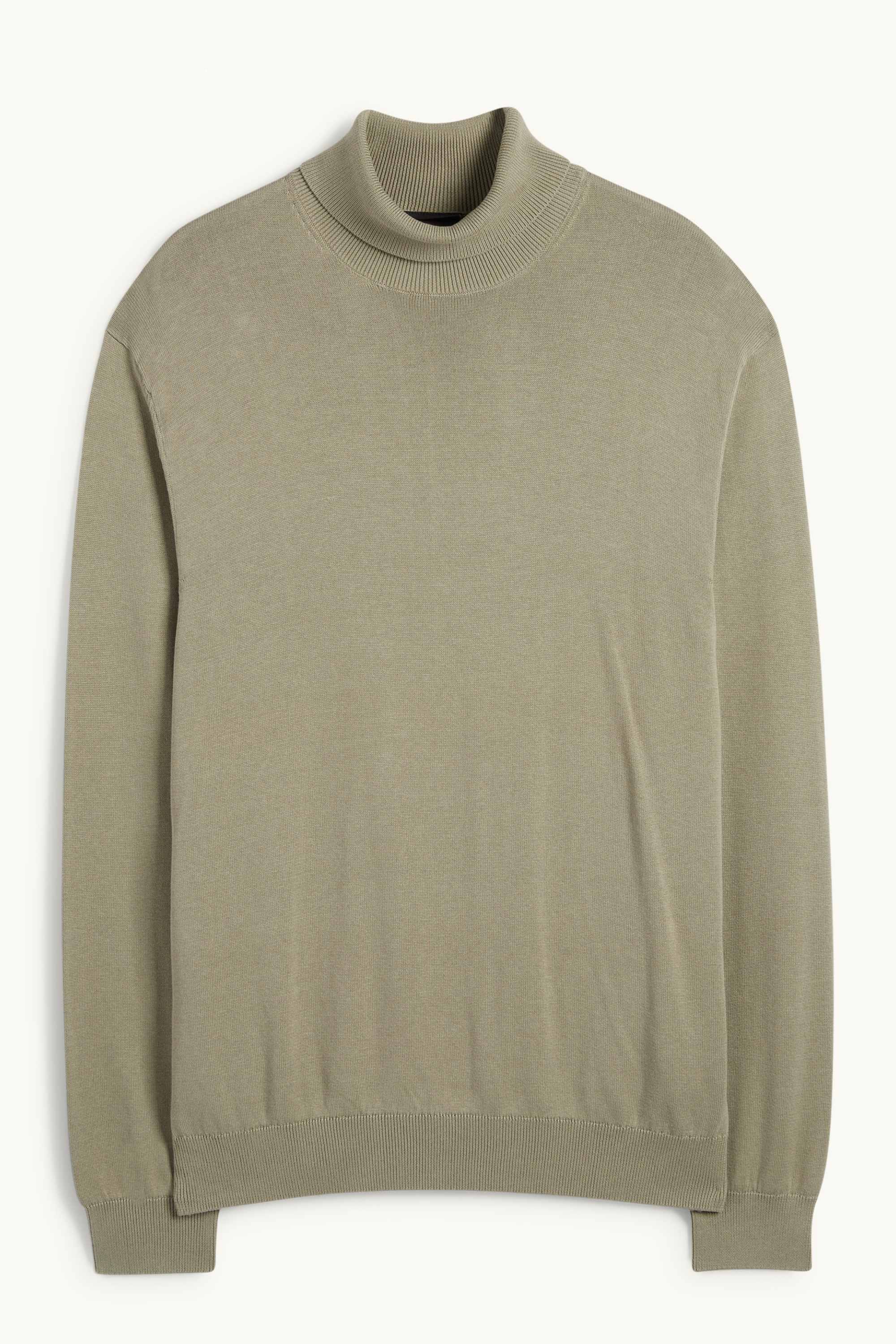 Turtleneck jumper khaki