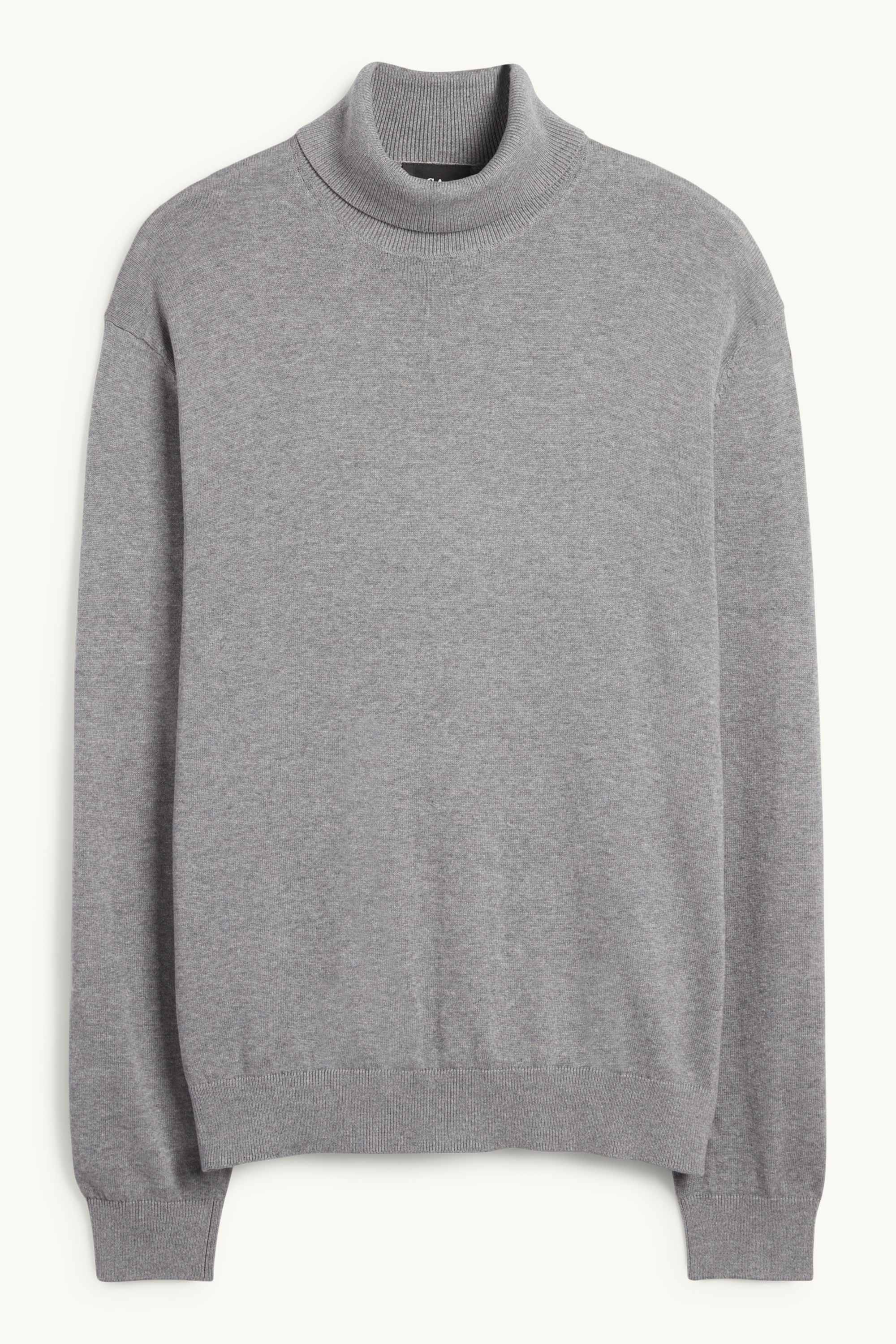 Turtleneck jumper gray