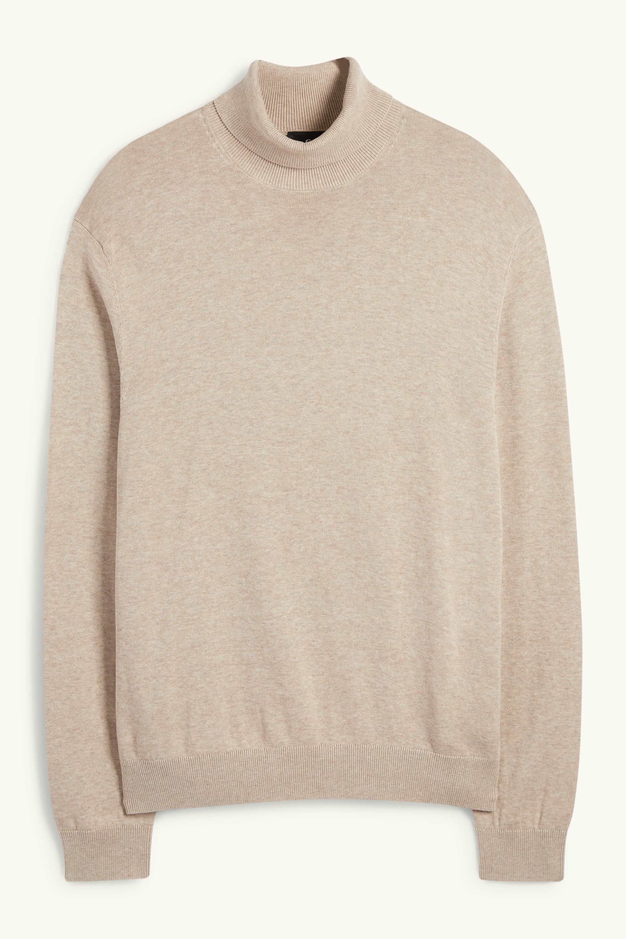Turtleneck jumper beige