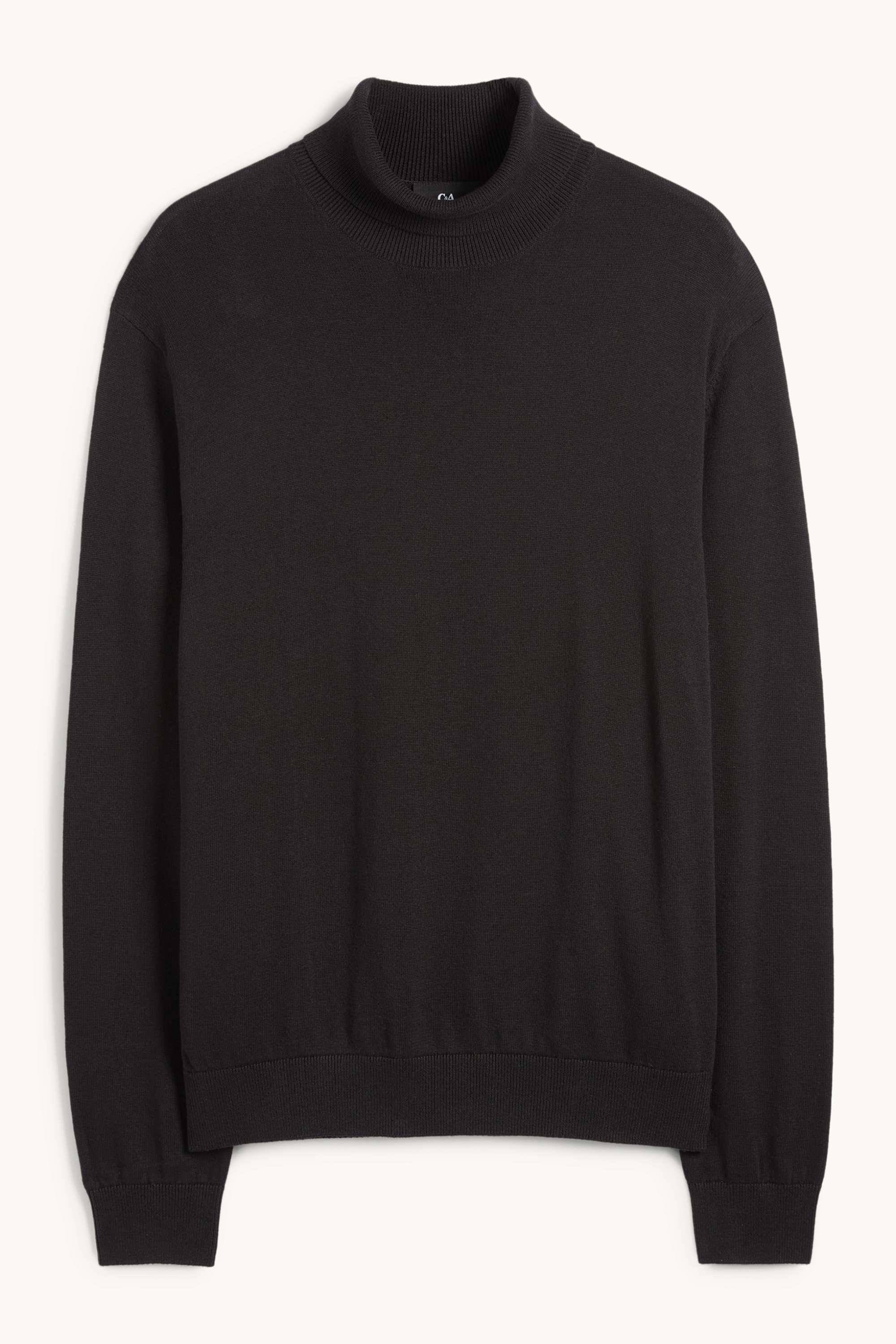 Turtleneck jumper black