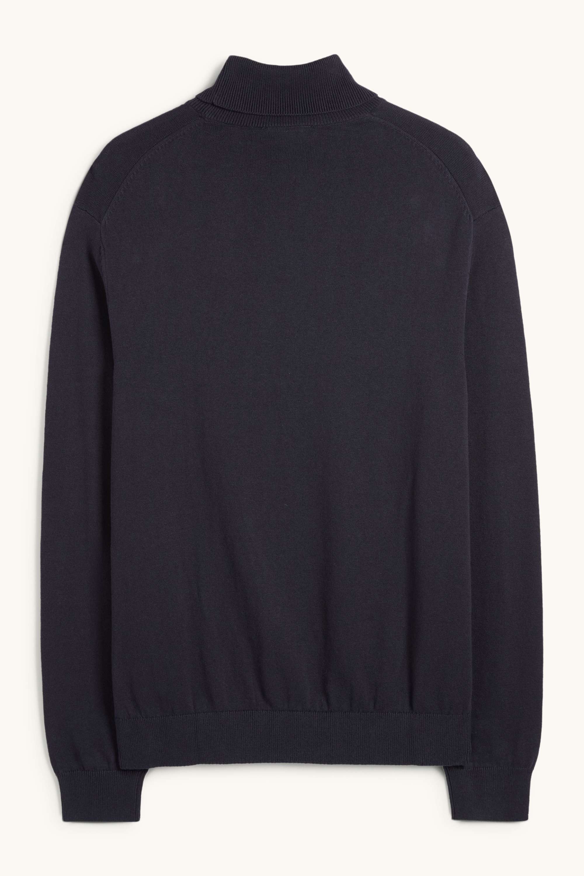 Turtleneck jumper dark blue