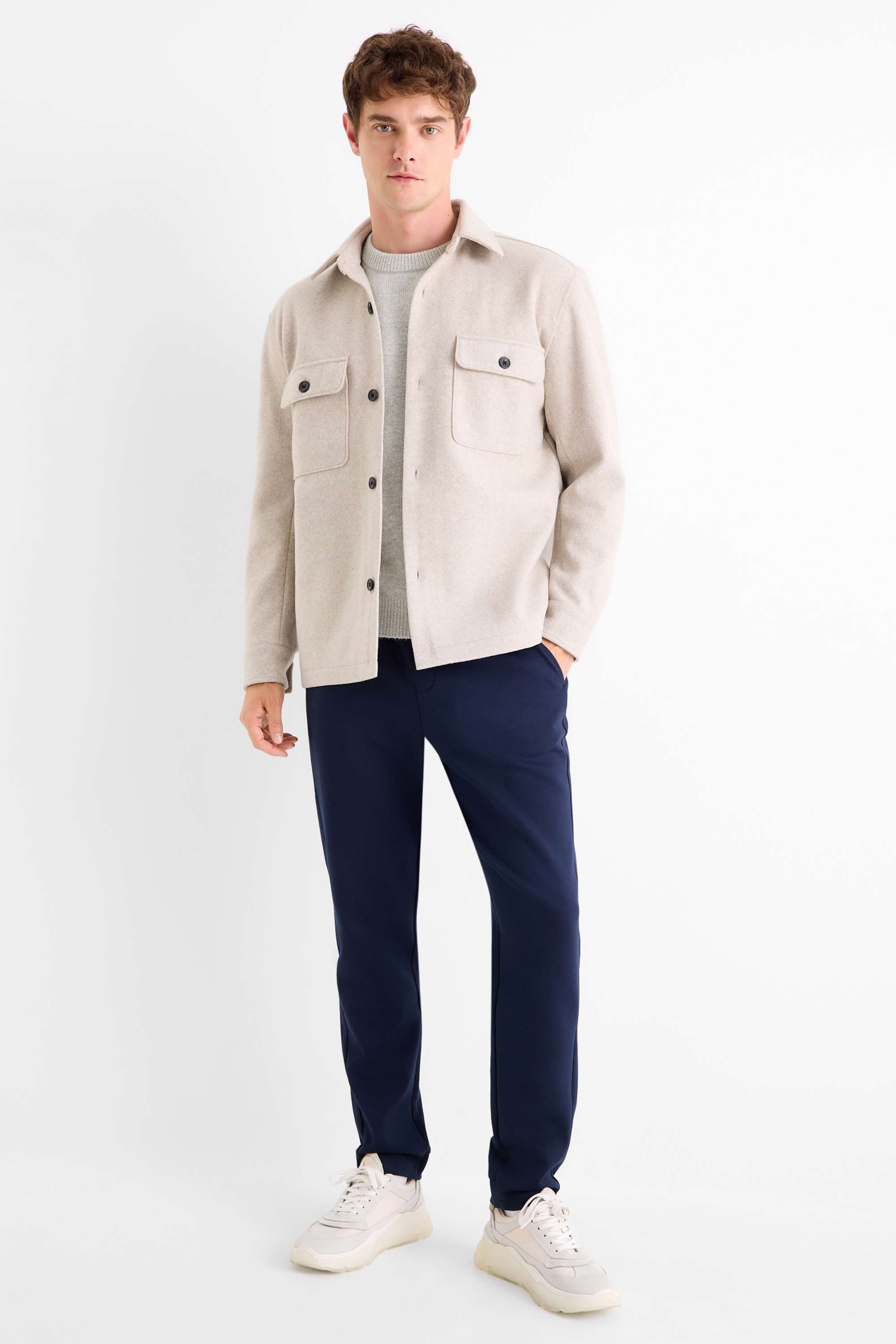 Jumper light gray-melange (1)