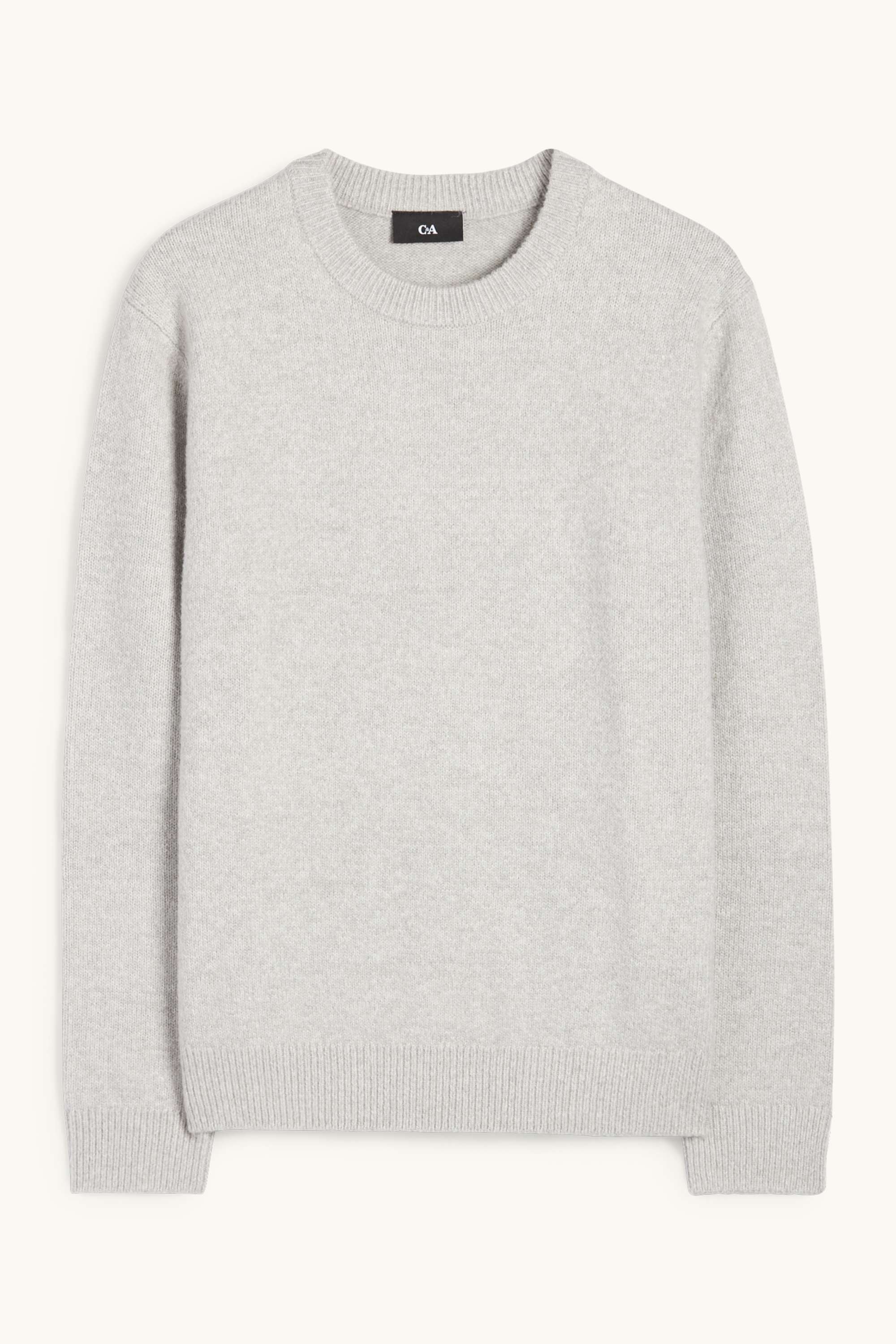 Jumper light gray-melange (1)