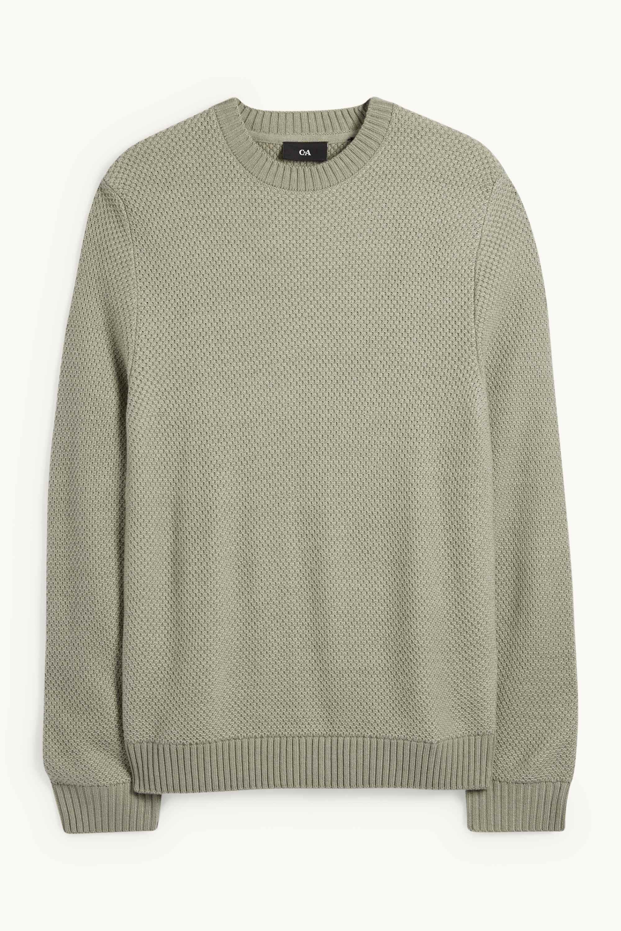 Jumper - textured mint green (6)