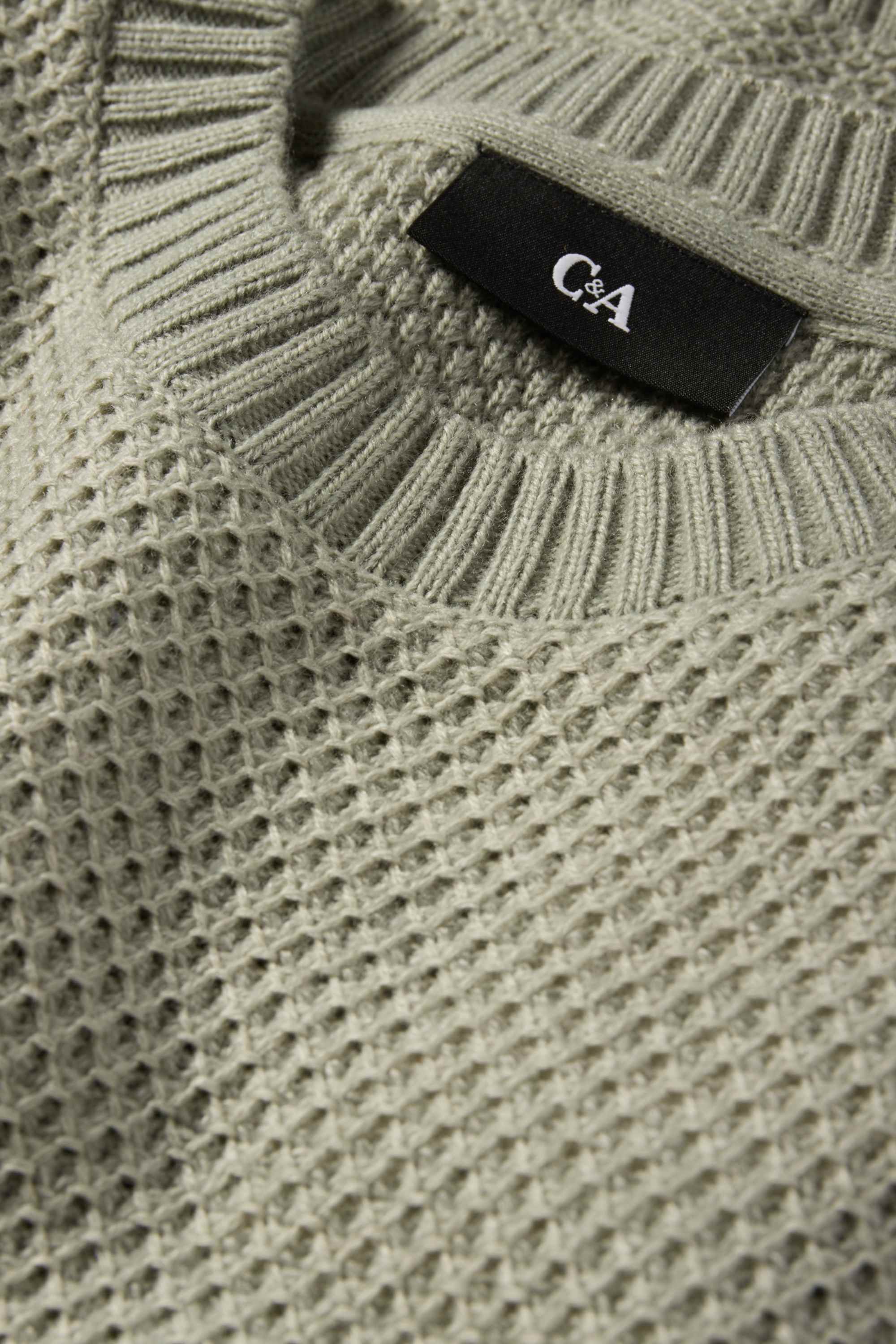 Jumper - textured mint green (6)