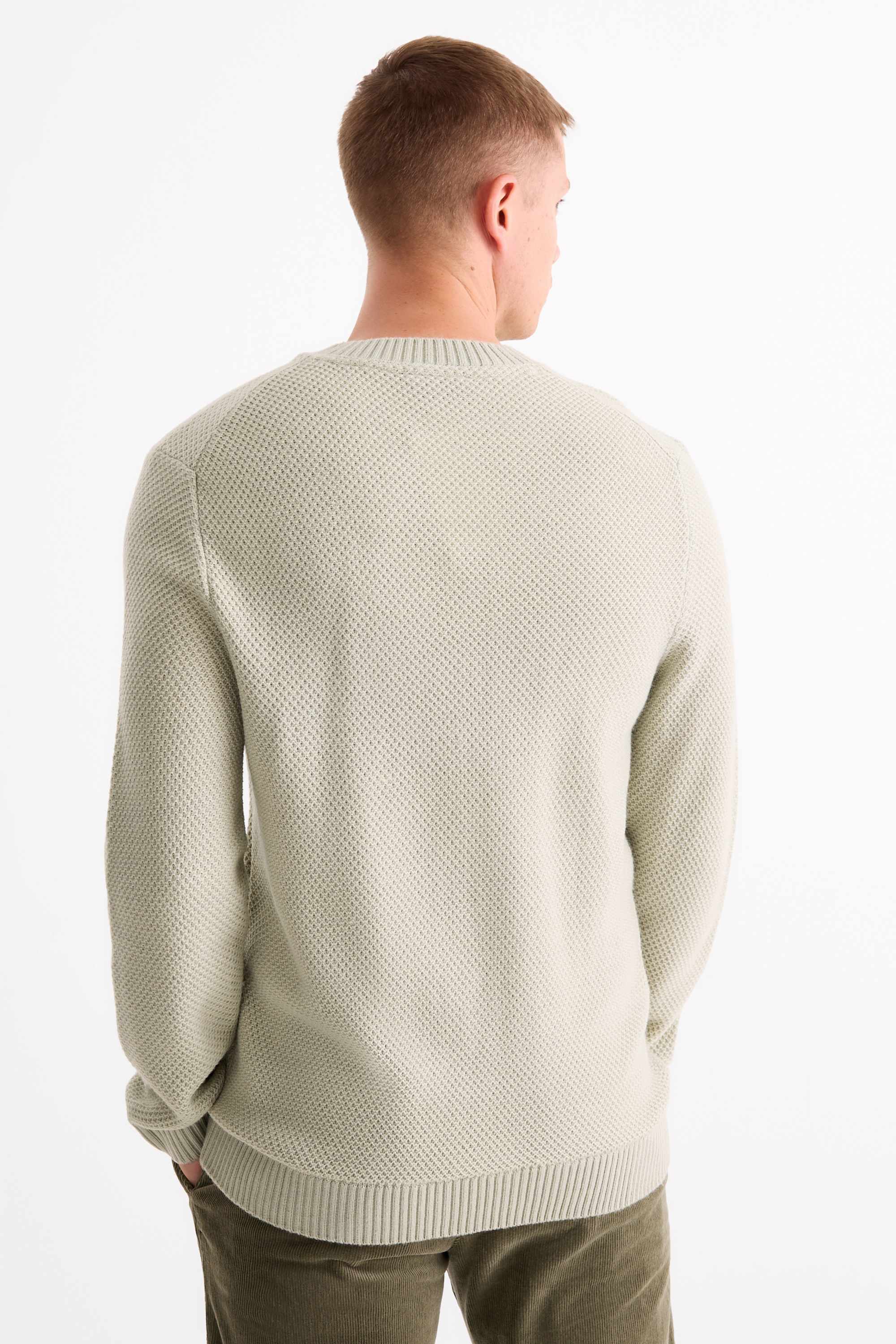 Jumper - textured mint green (7)