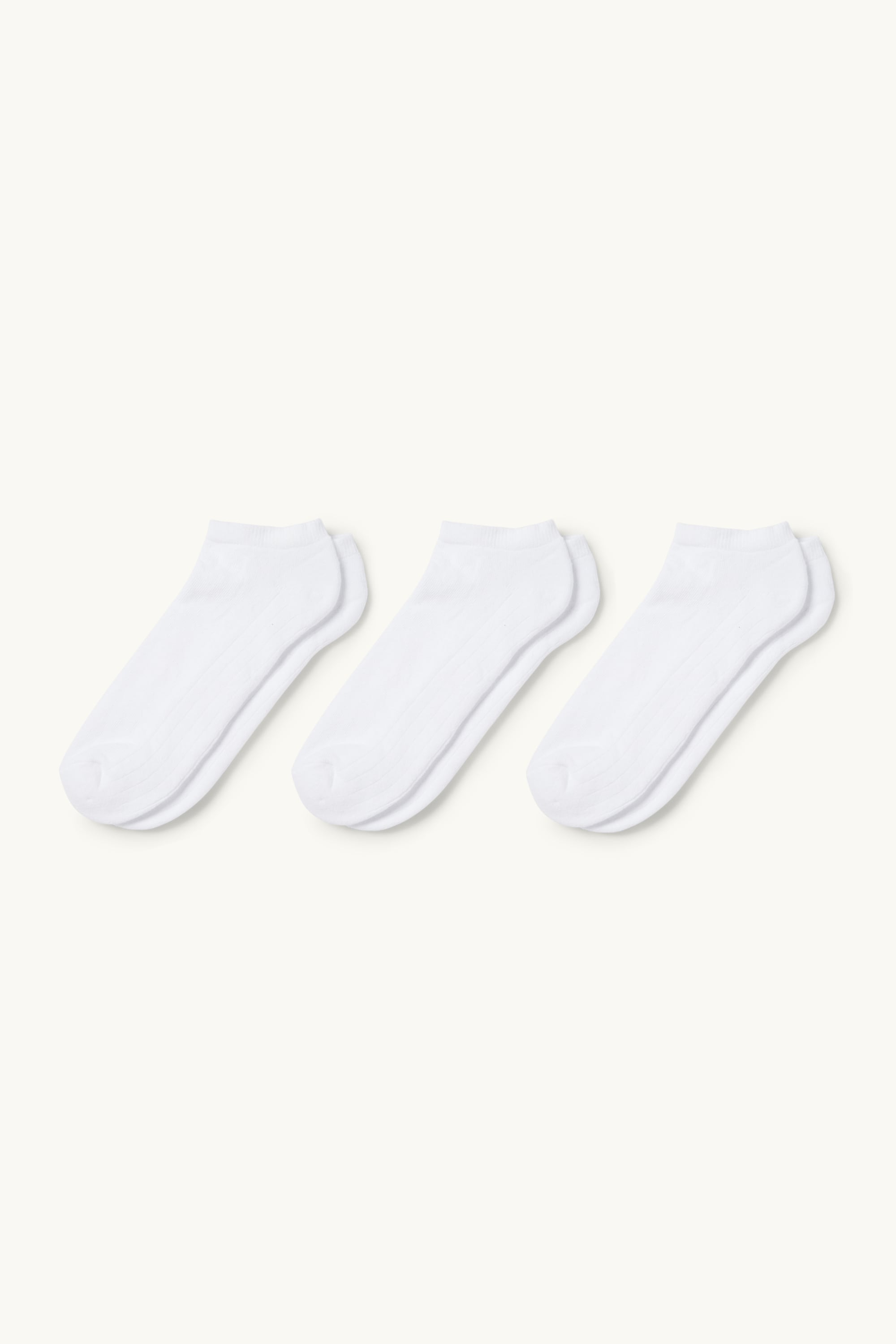 Multipack of 3 - trainer socks white