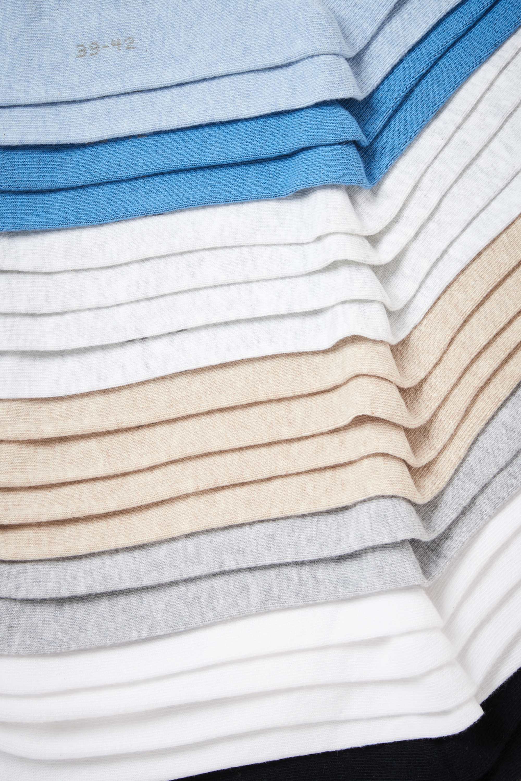 Multipack of 10 - socks light blue