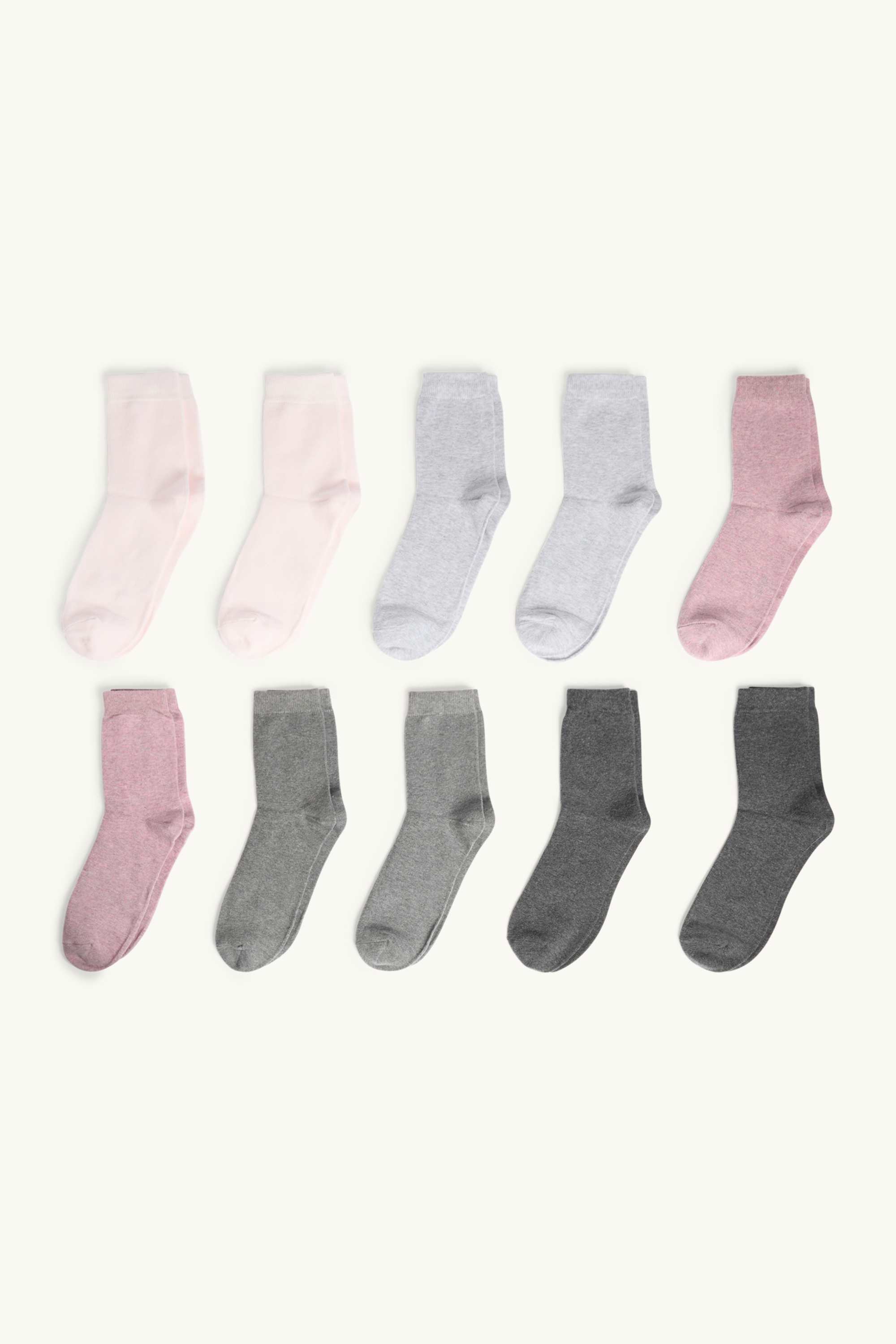 Multipack of 10 - socks rose