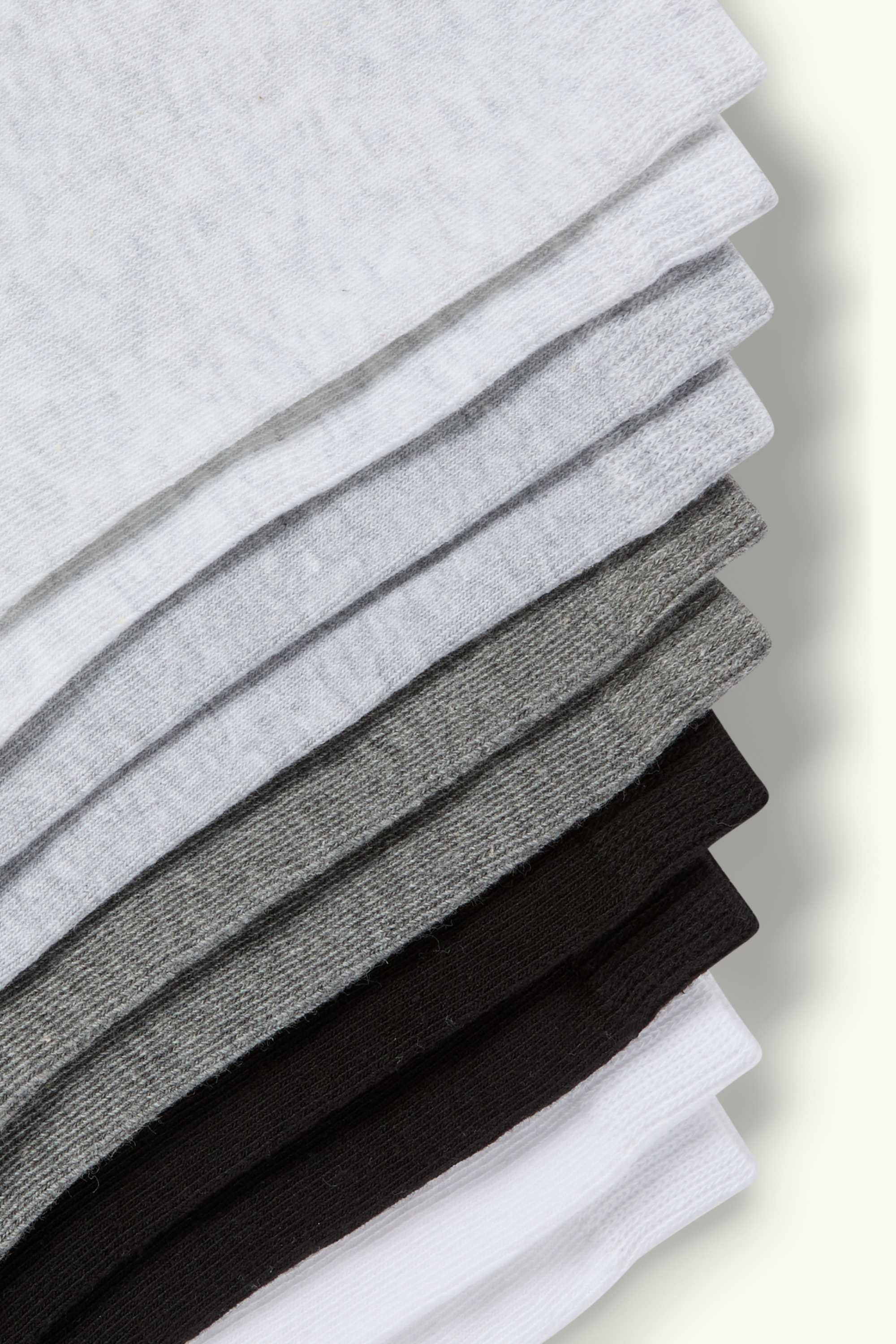 Multipack of 5 - socks light gray