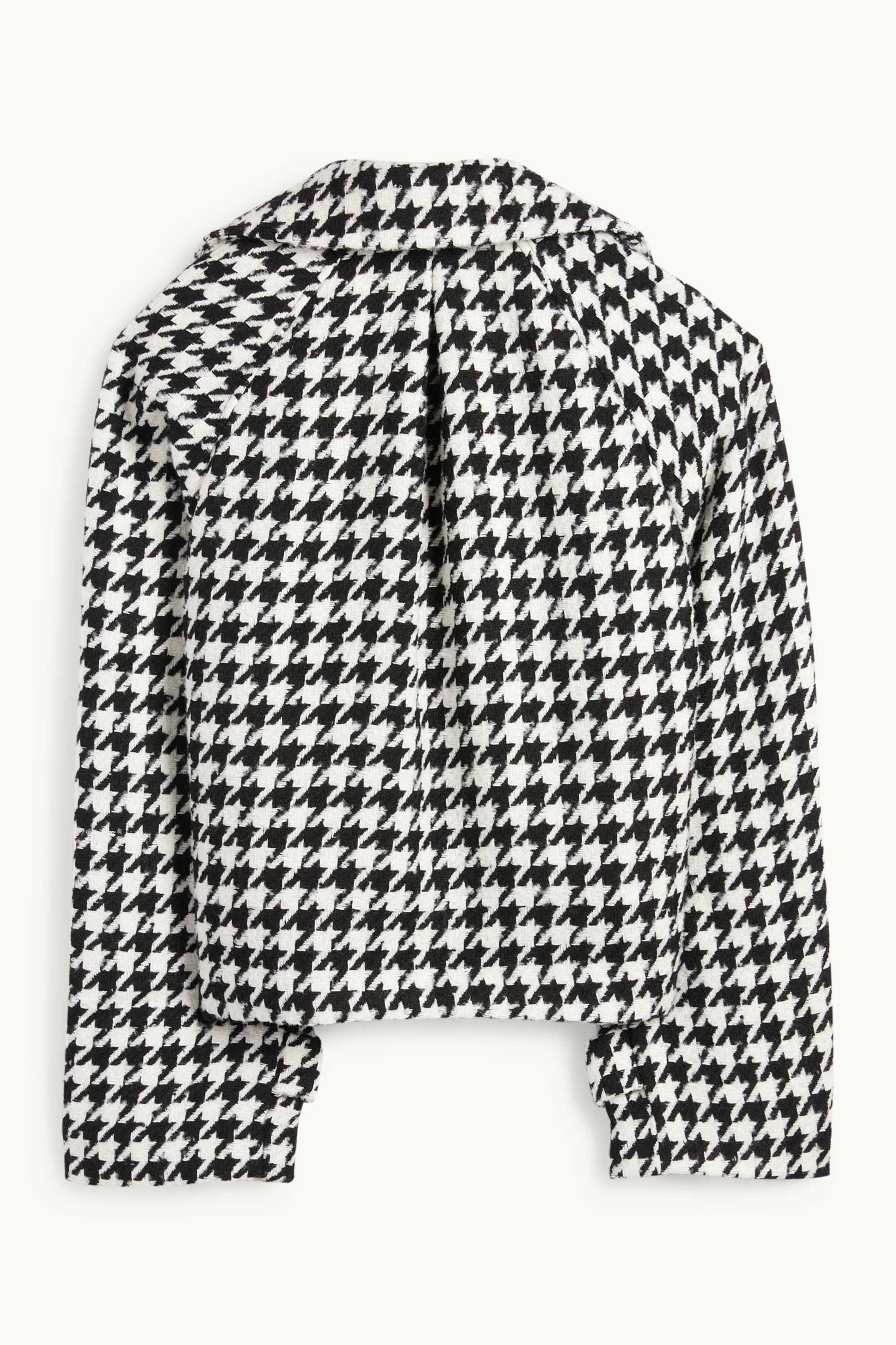 Jacket - check black / white