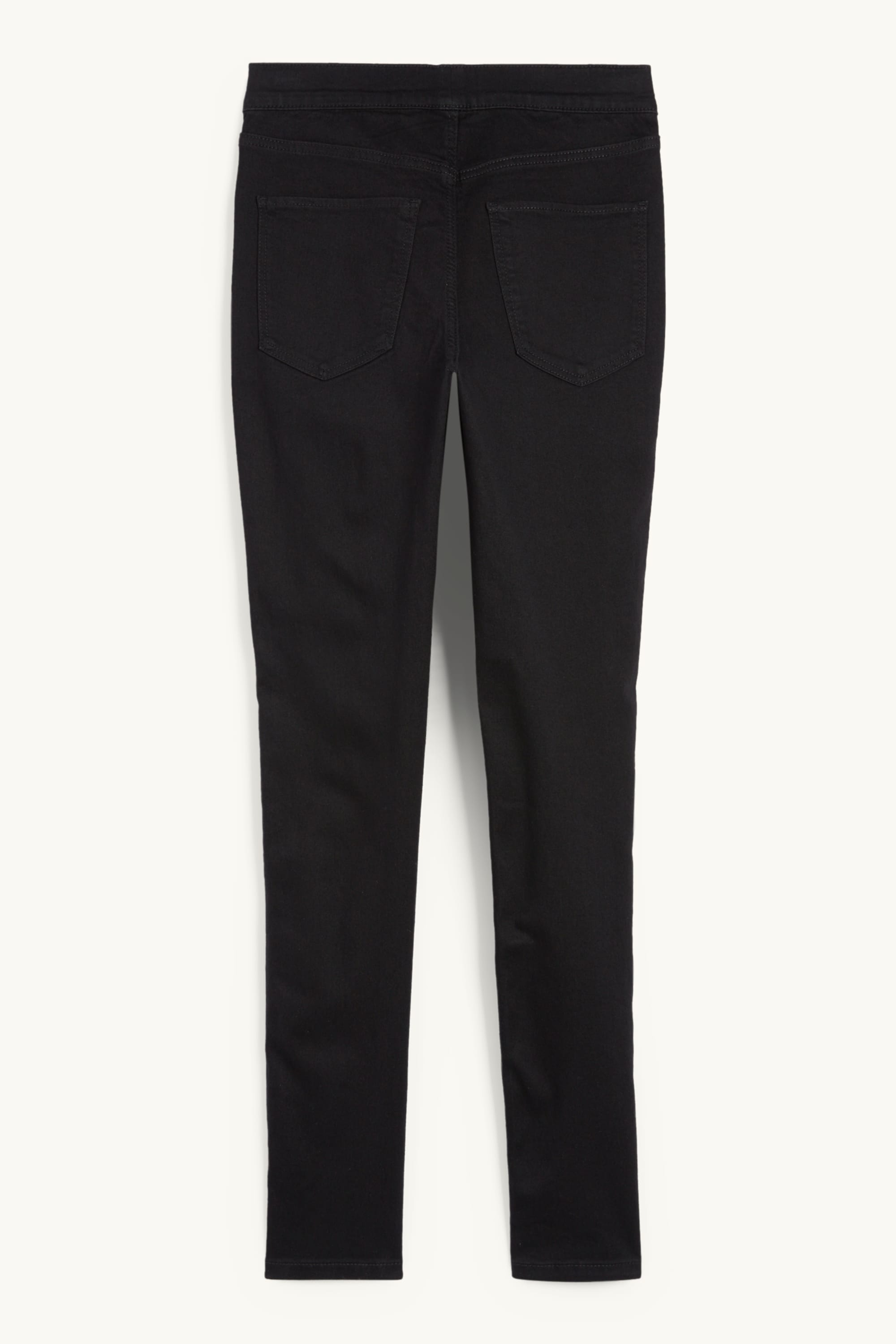 Jegging jeans - mid-rise waist black (1)