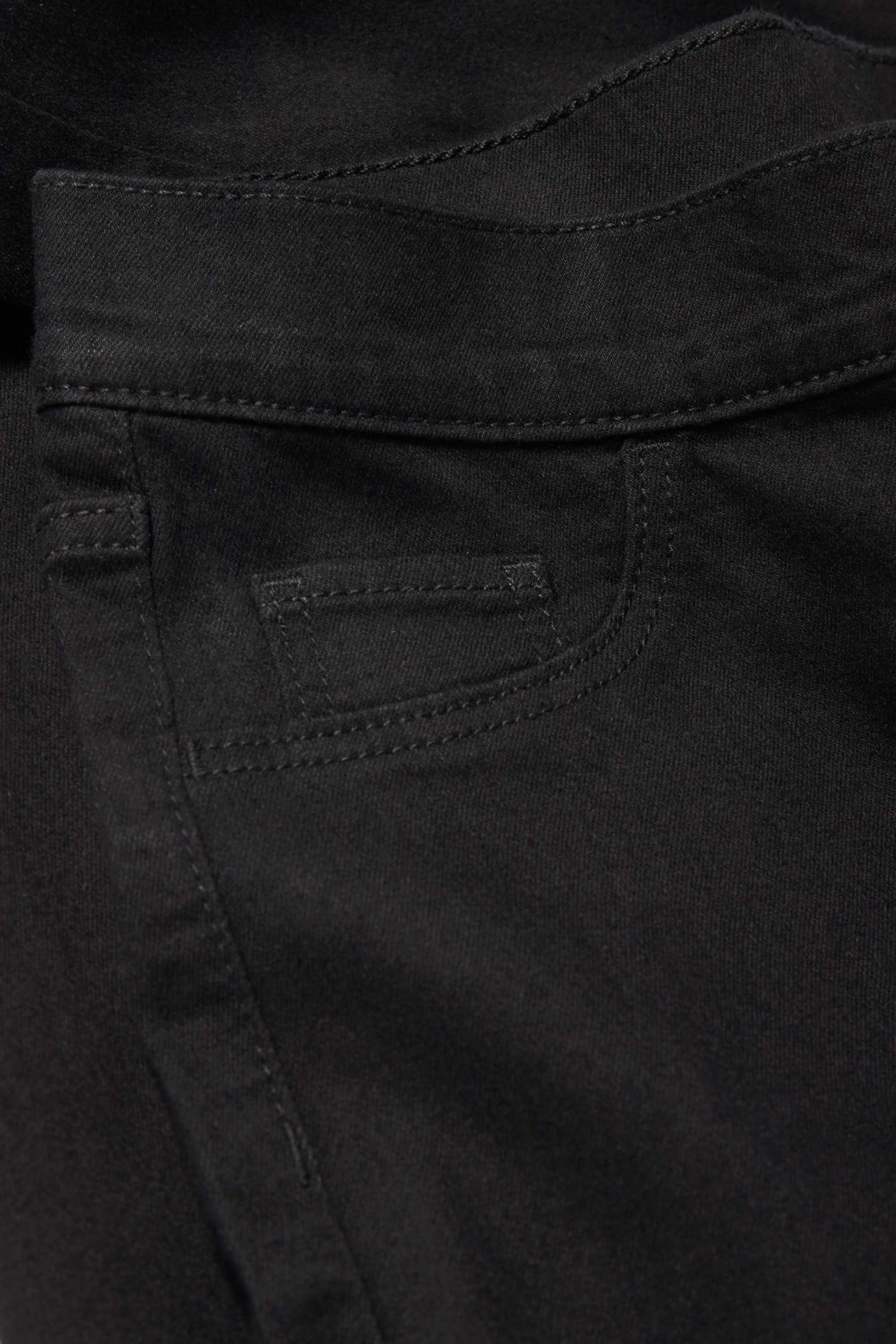 Jegging jeans - mid-rise waist black (1)