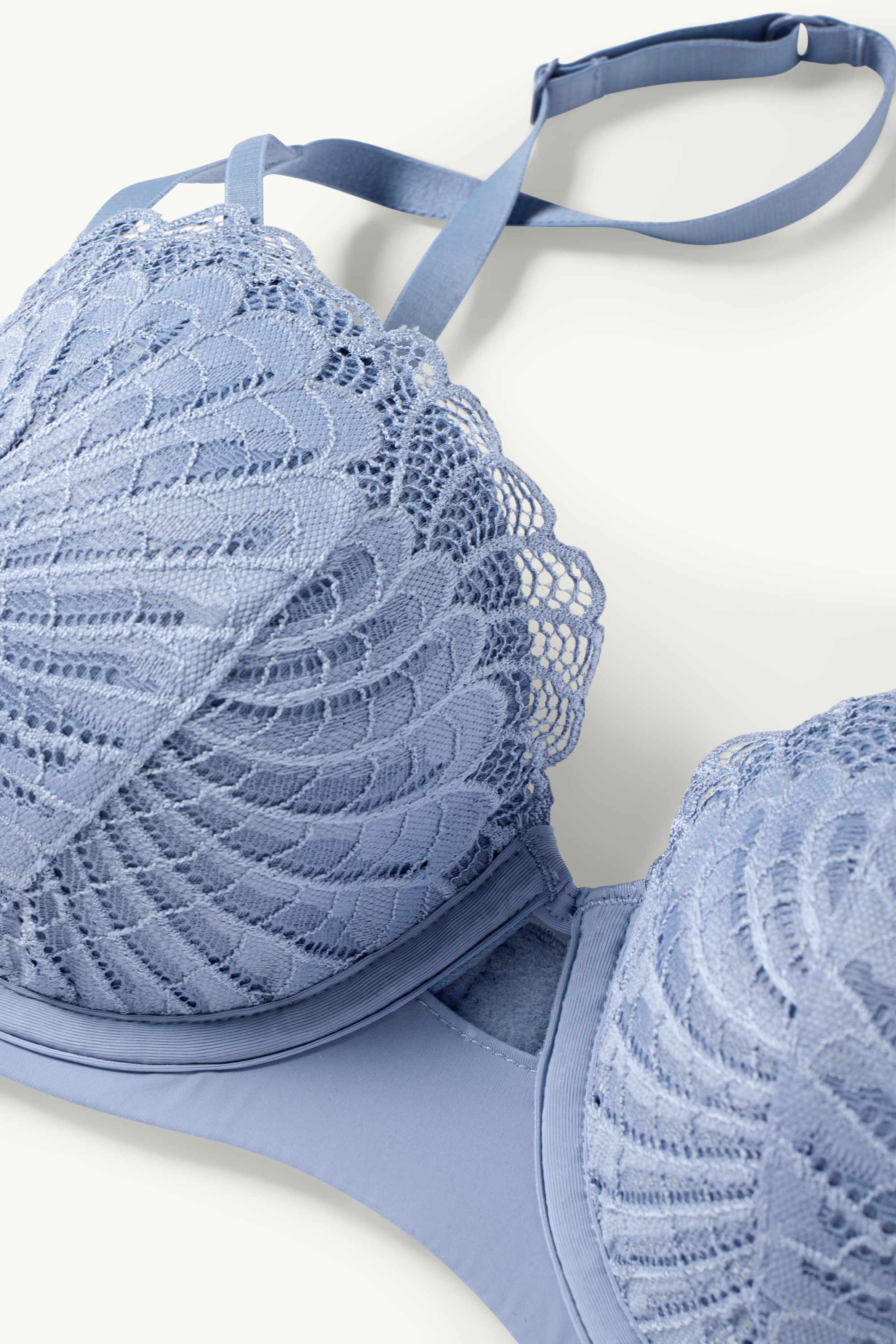 Underwire bra - BALCONETTE - padded blue