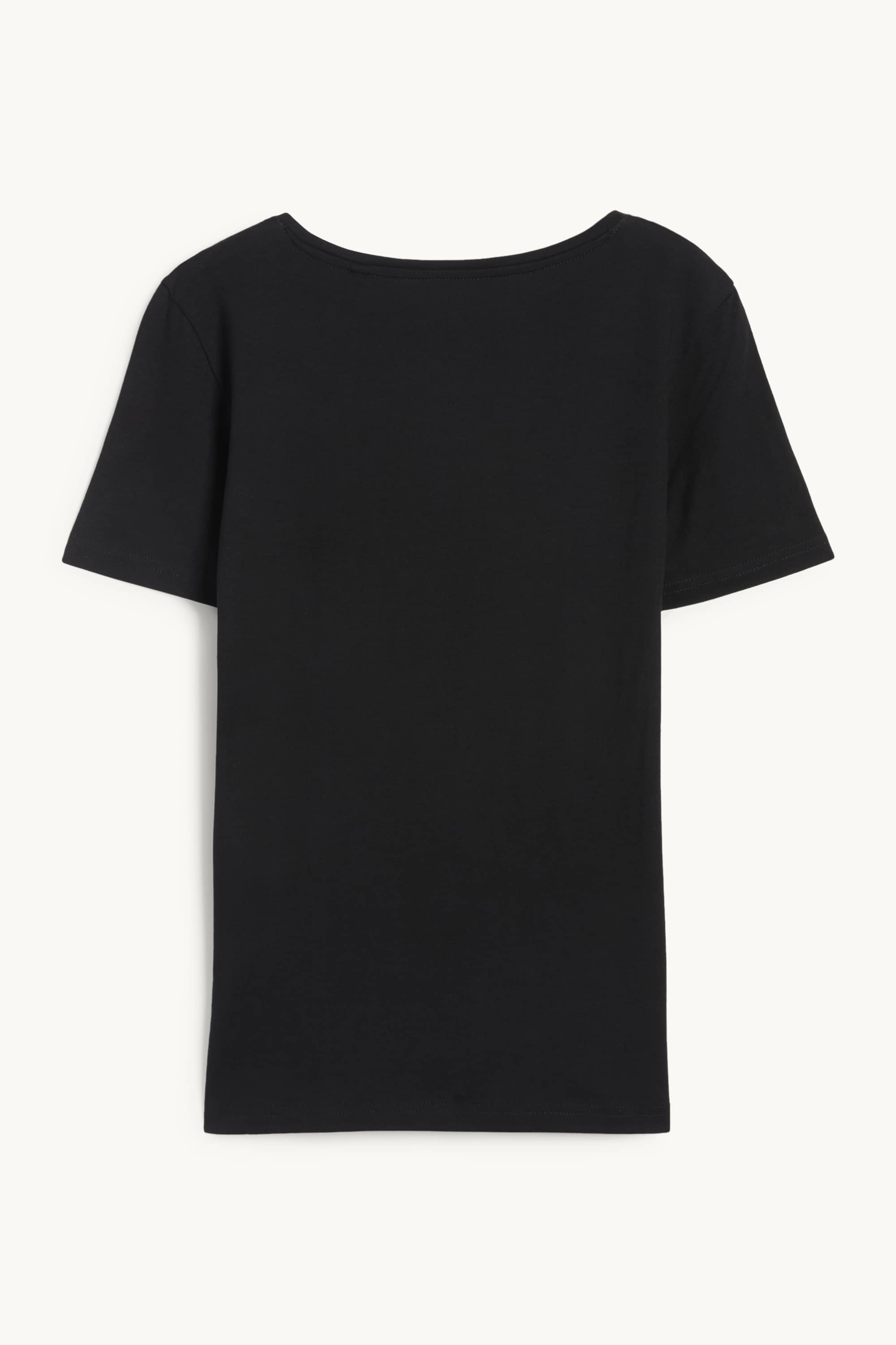 T-shirt - slim fit black