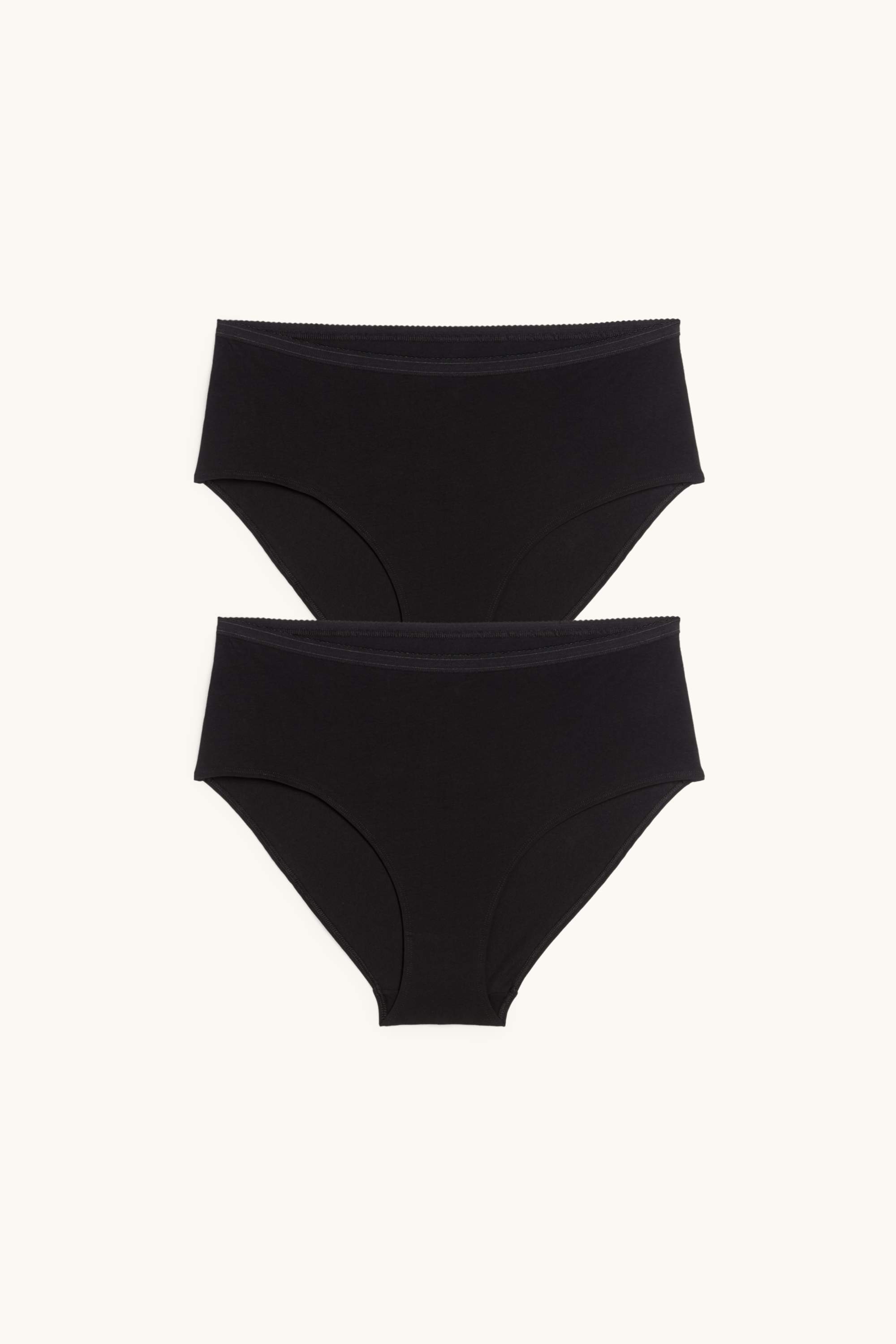 Multipack of 2 - knickers black