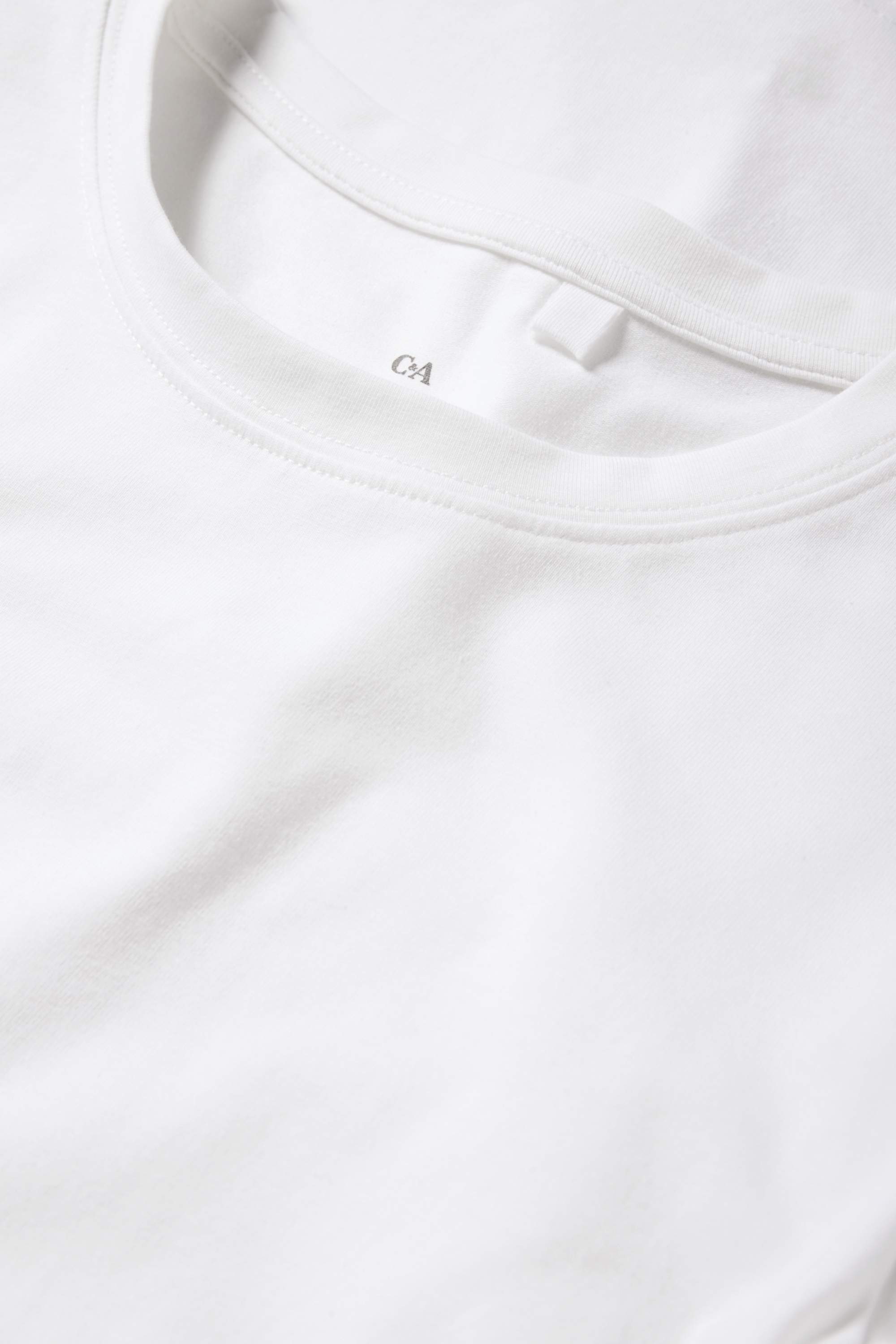 Long sleeve top - slim fit white
