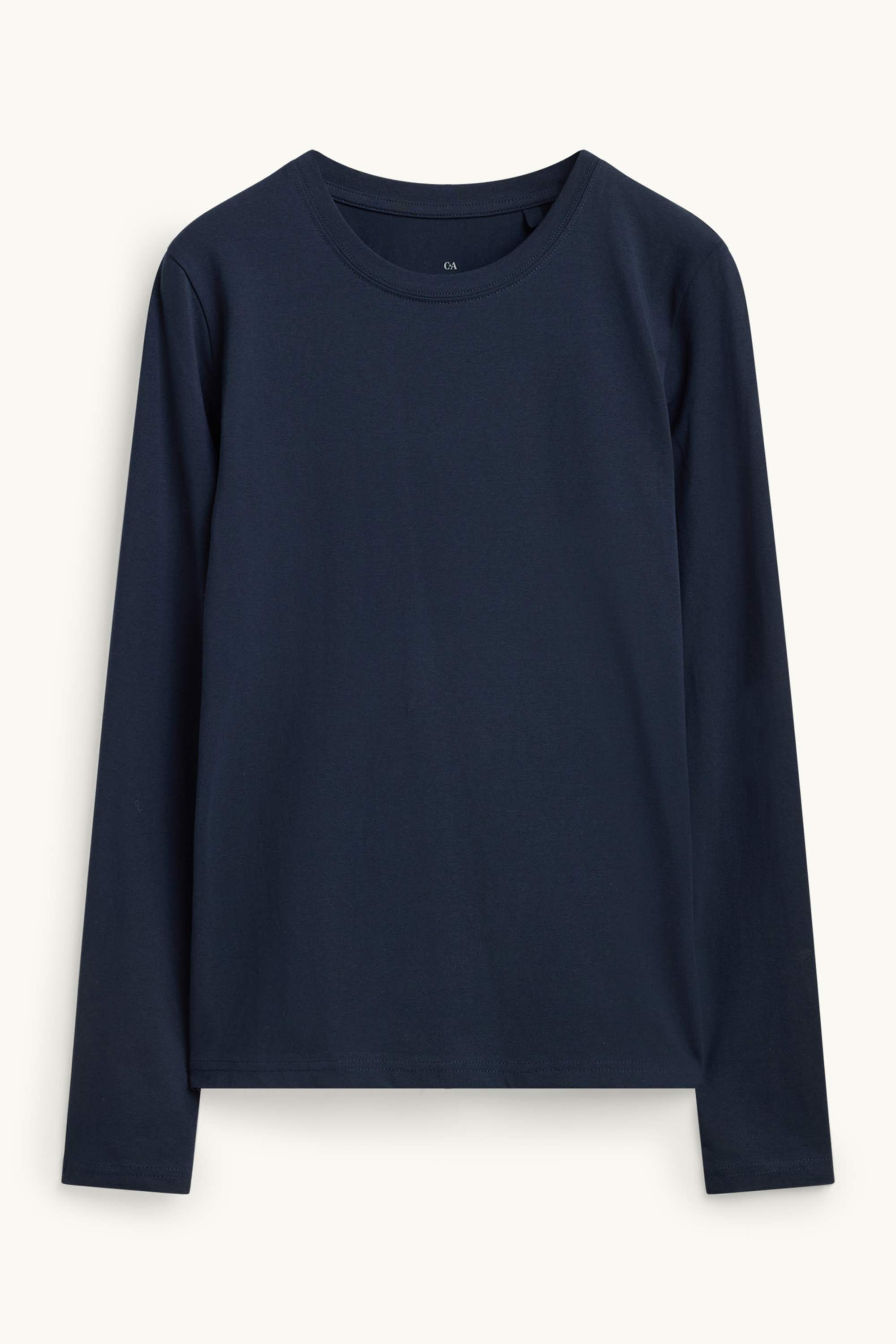 Long sleeve top - slim fit dark blue (18)