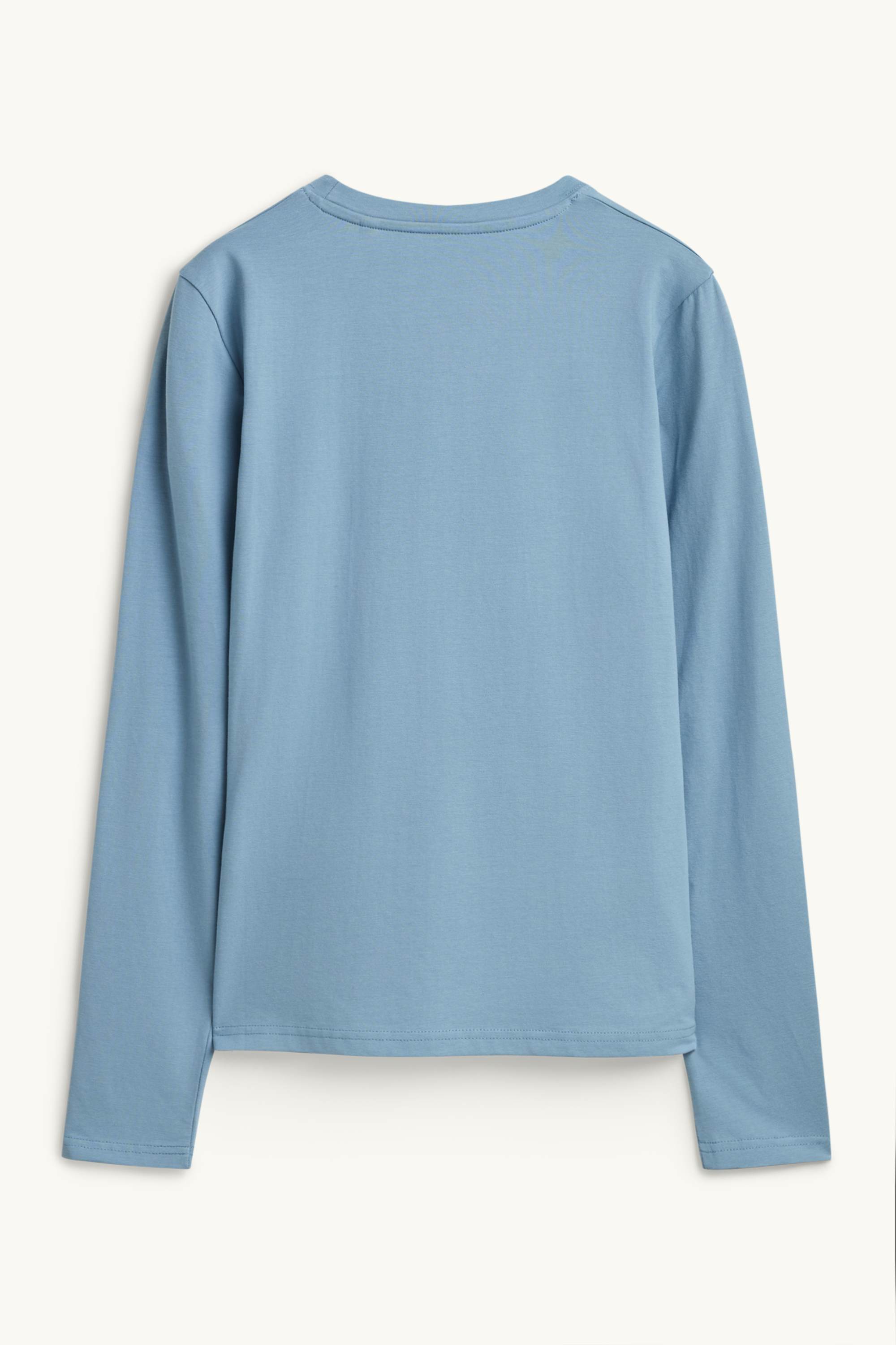 Long sleeve top - slim fit light blue (19)