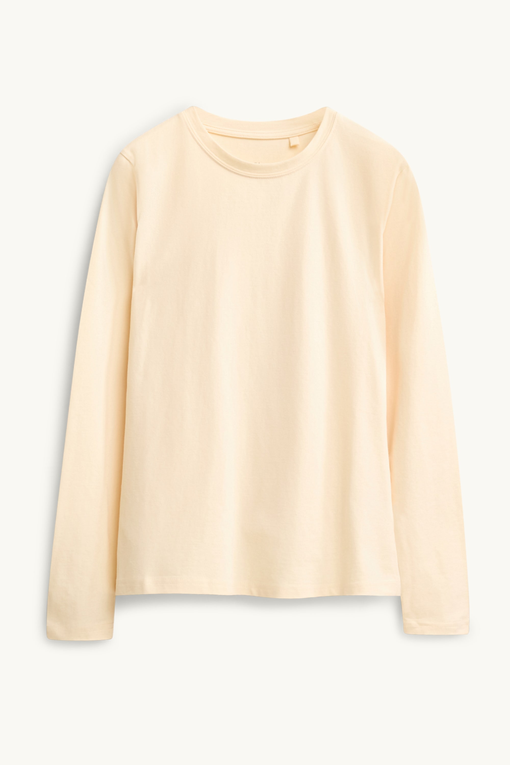 Long sleeve top - slim fit cremewhite