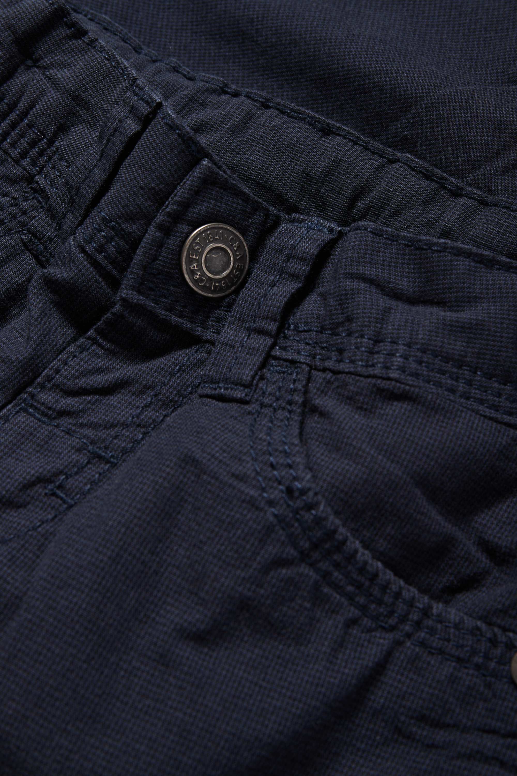 Thermal trousers - textured dark blue