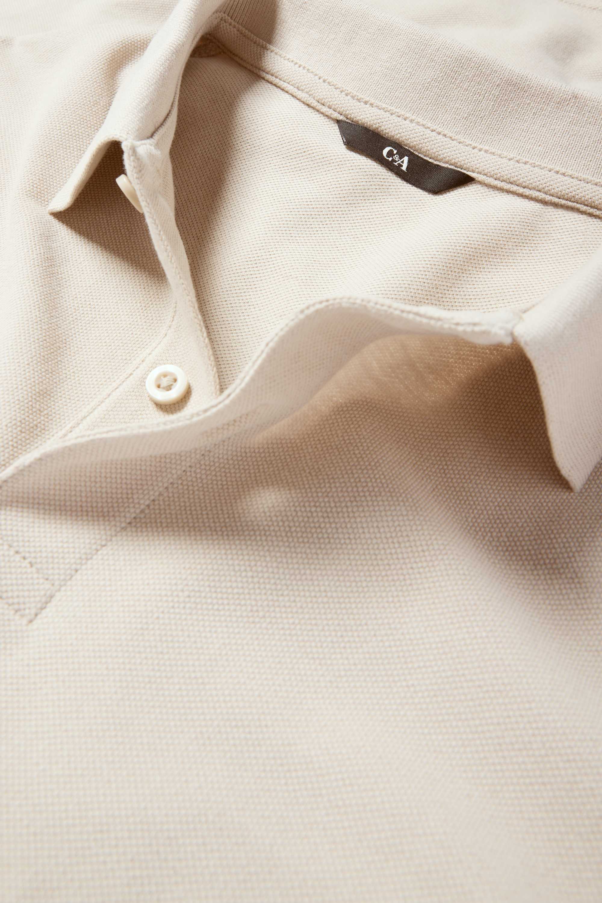 Polo shirt - regular fit beige