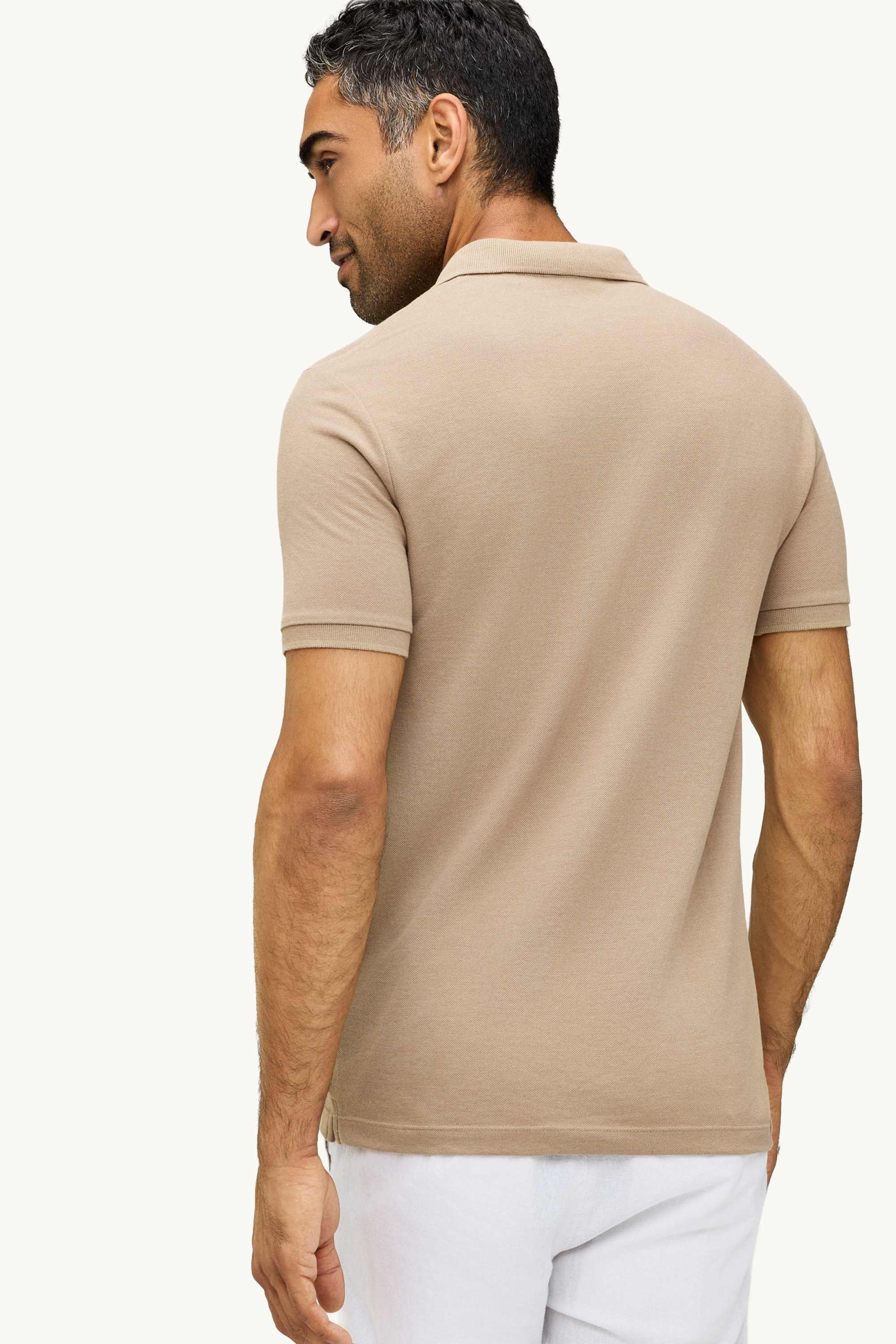 Polo shirt - regular fit light brown