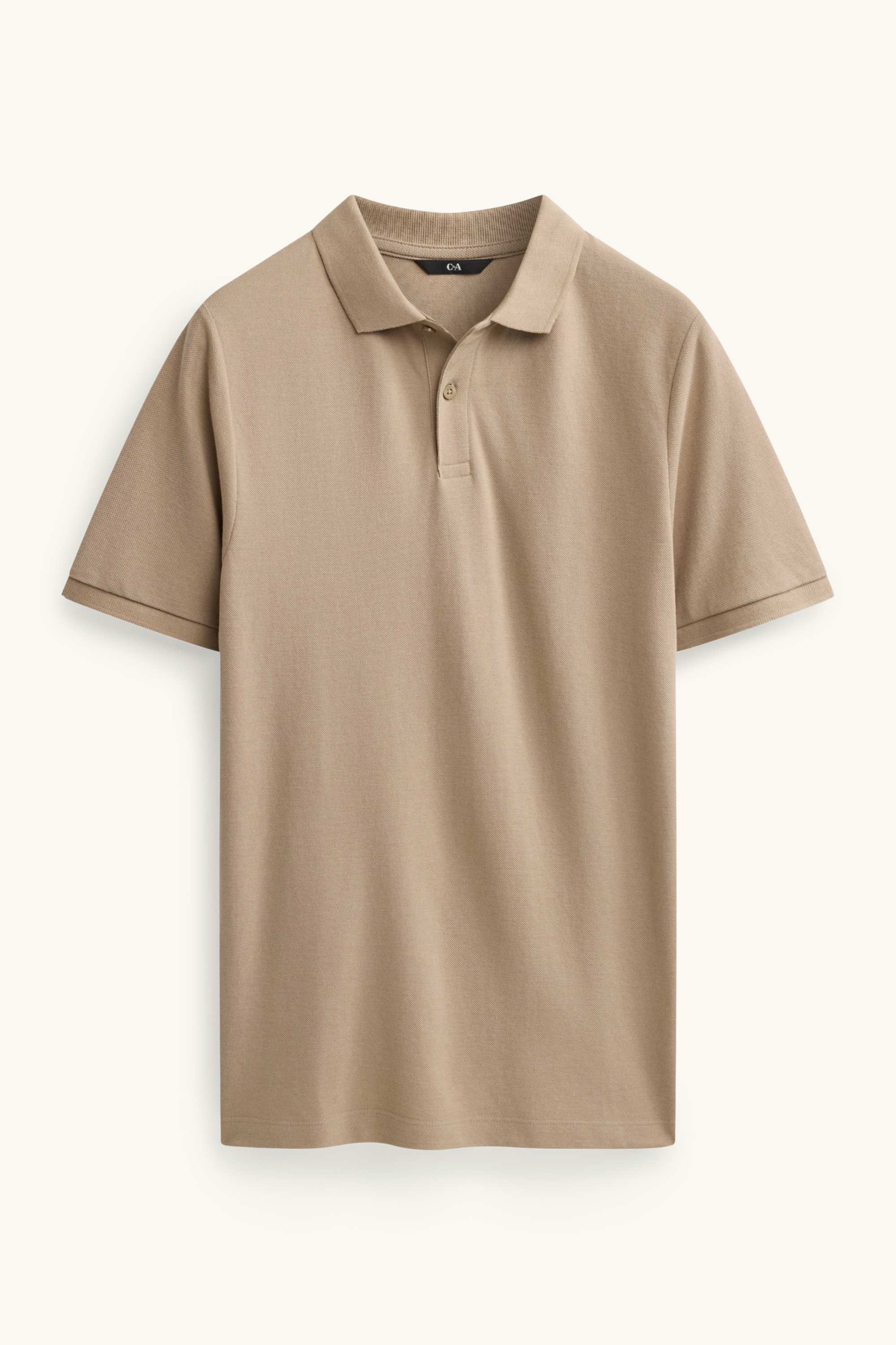 Polo shirt - regular fit light brown