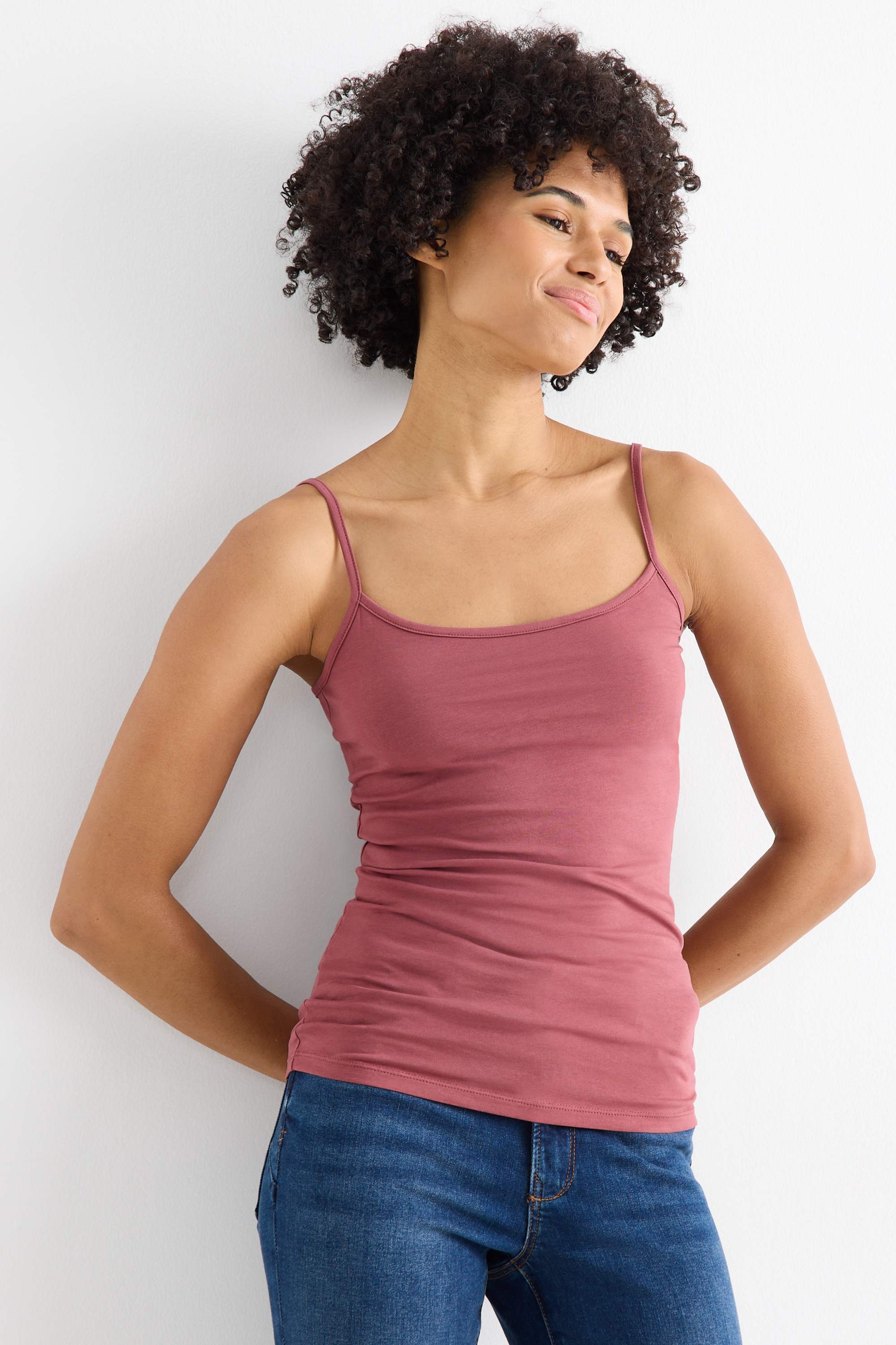 Multipack of 2 - top white / dark red