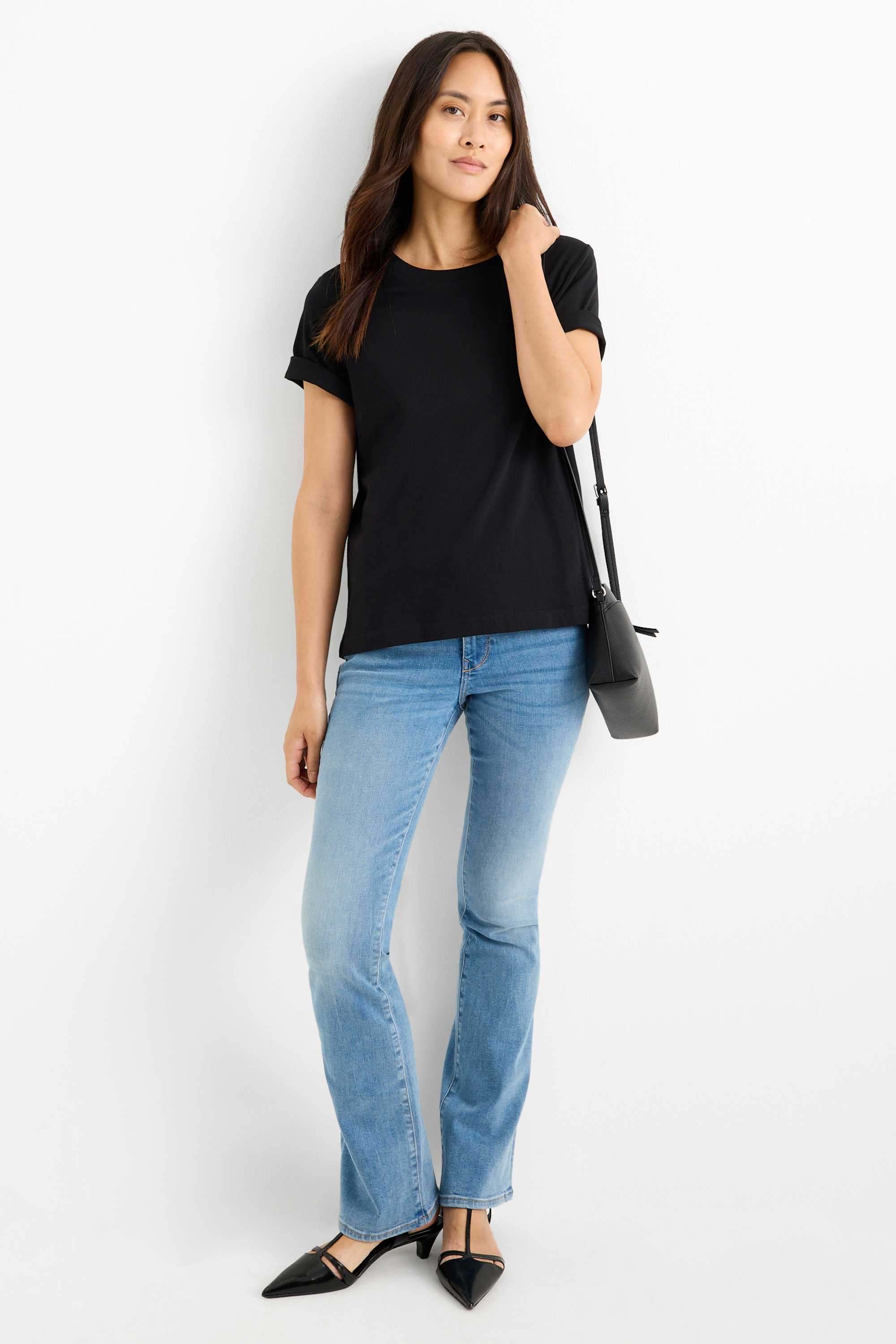 T-shirt - regular fit black