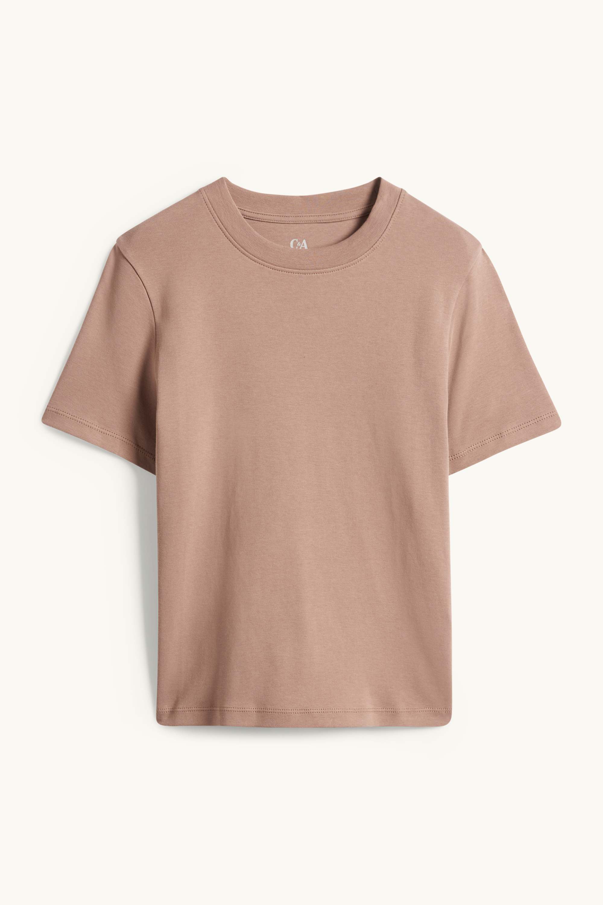 T-shirt - slim fit brown