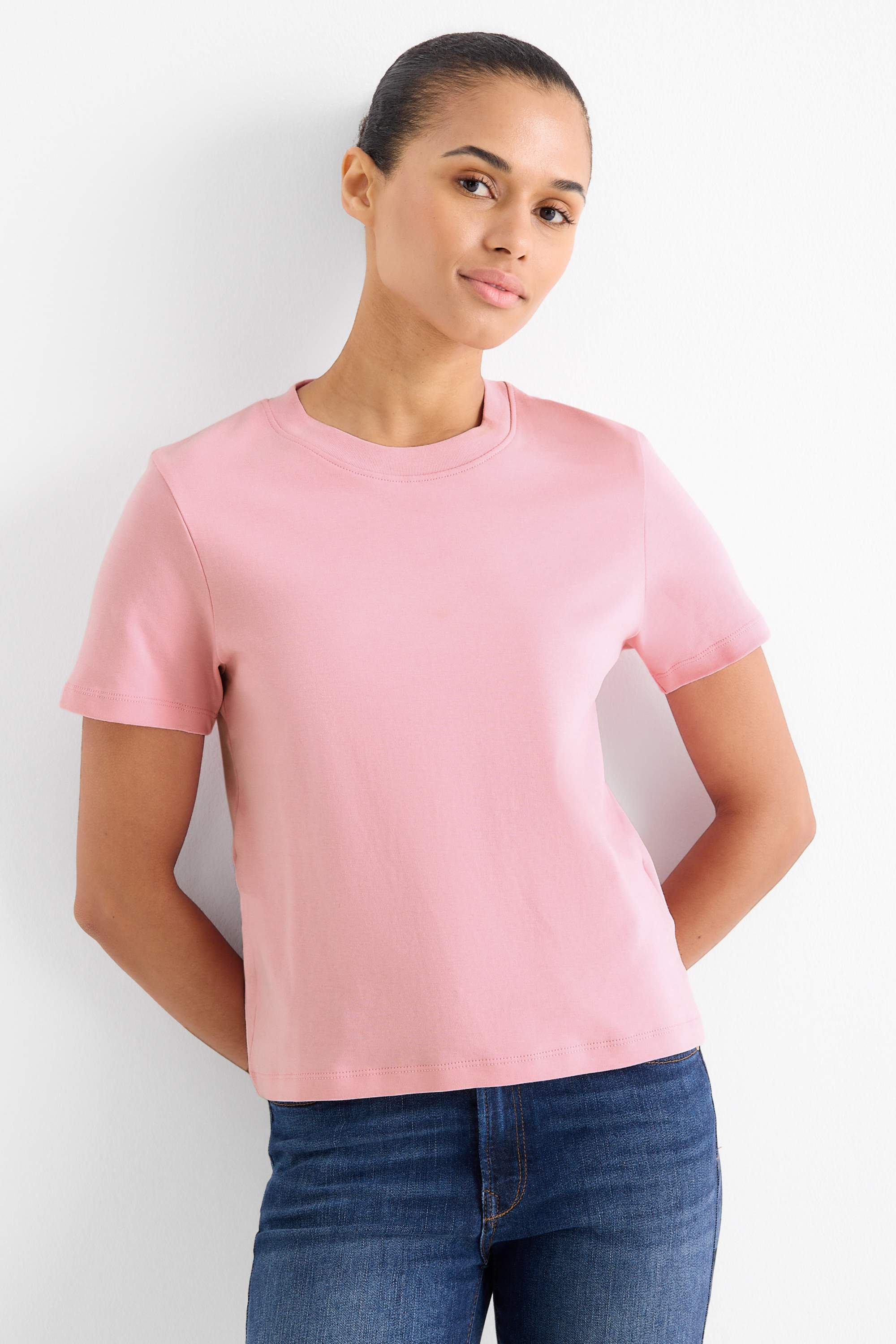 T-shirt - slim fit pink