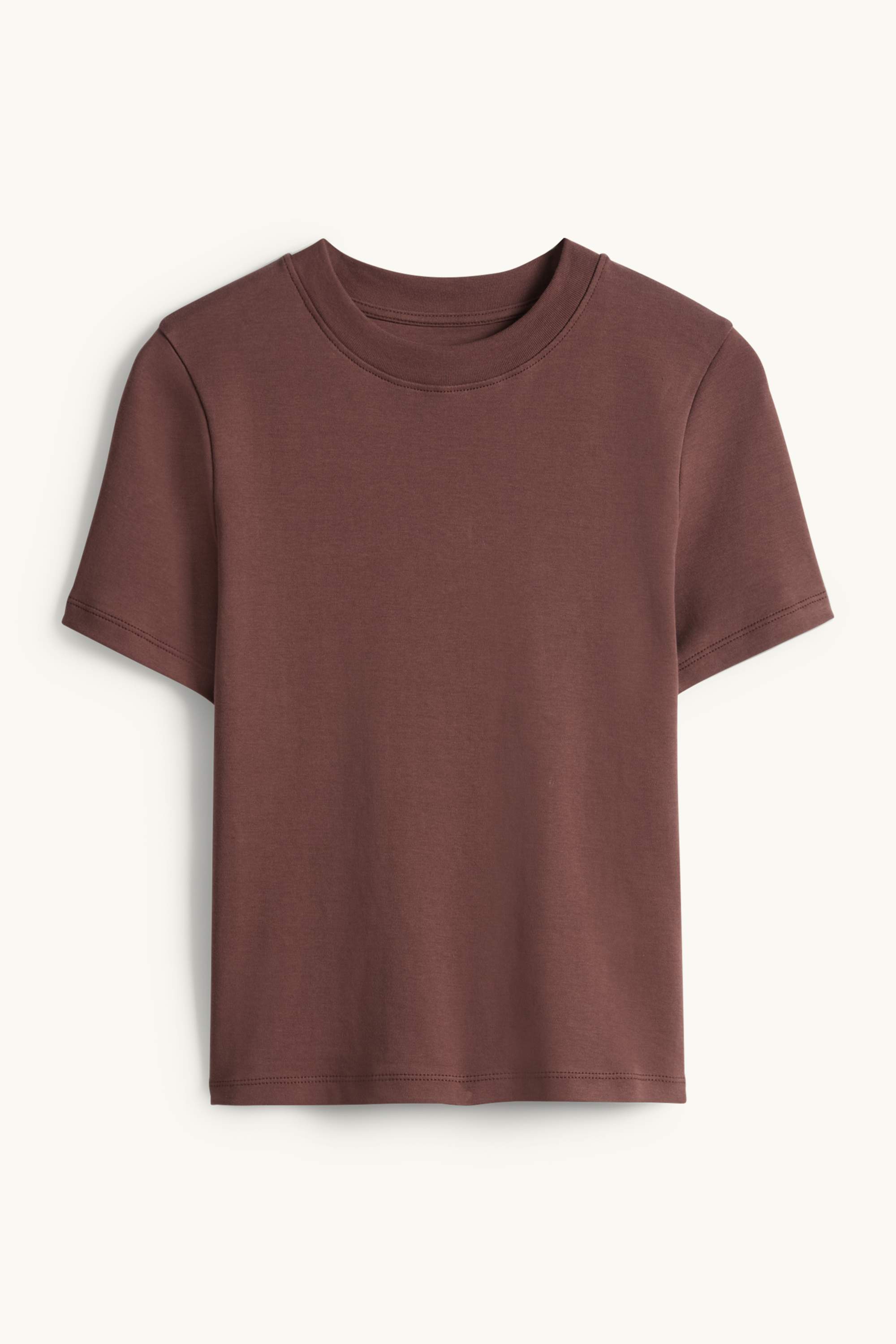 T-shirt - slim fit dark brown