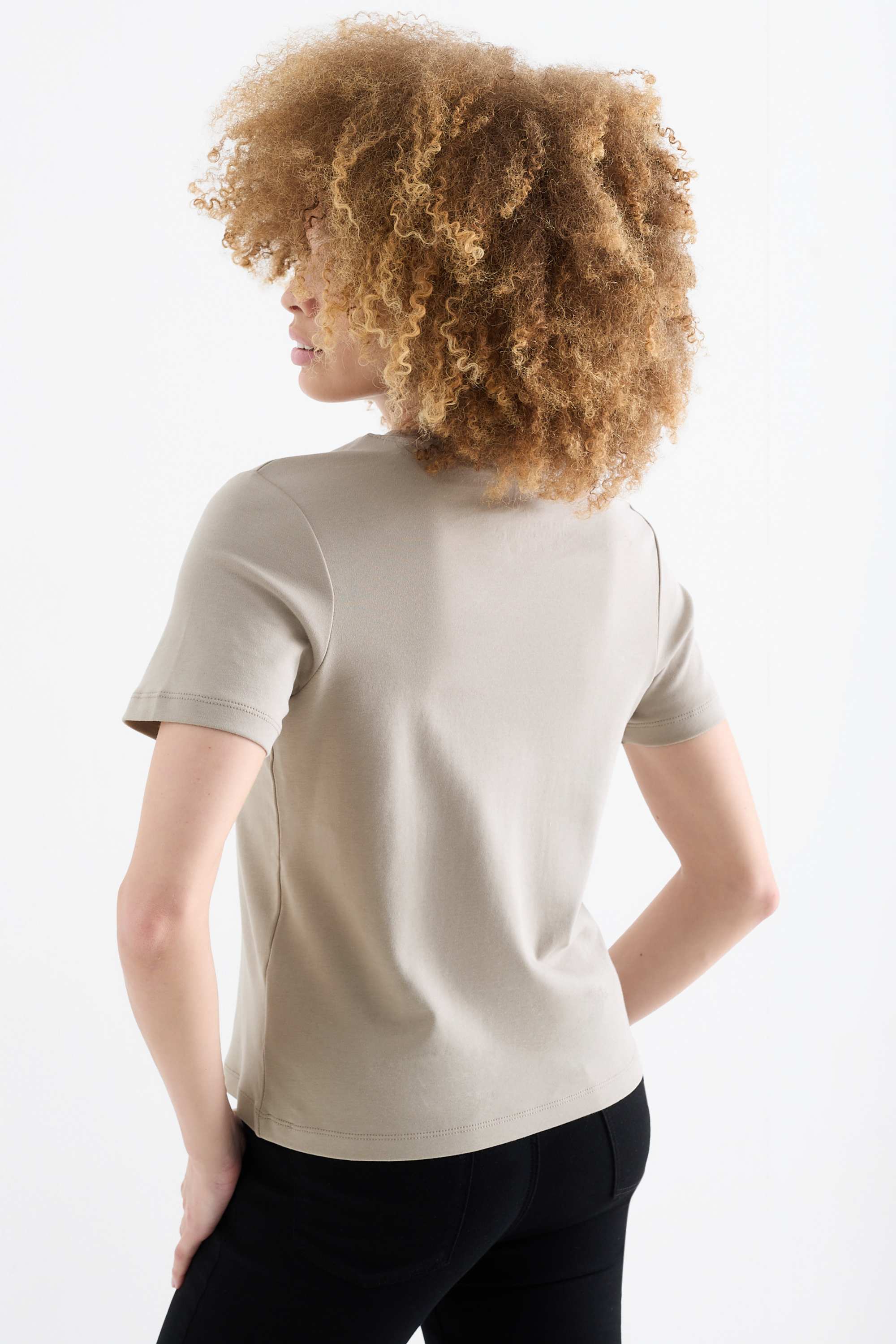 T-shirt - slim fit gray