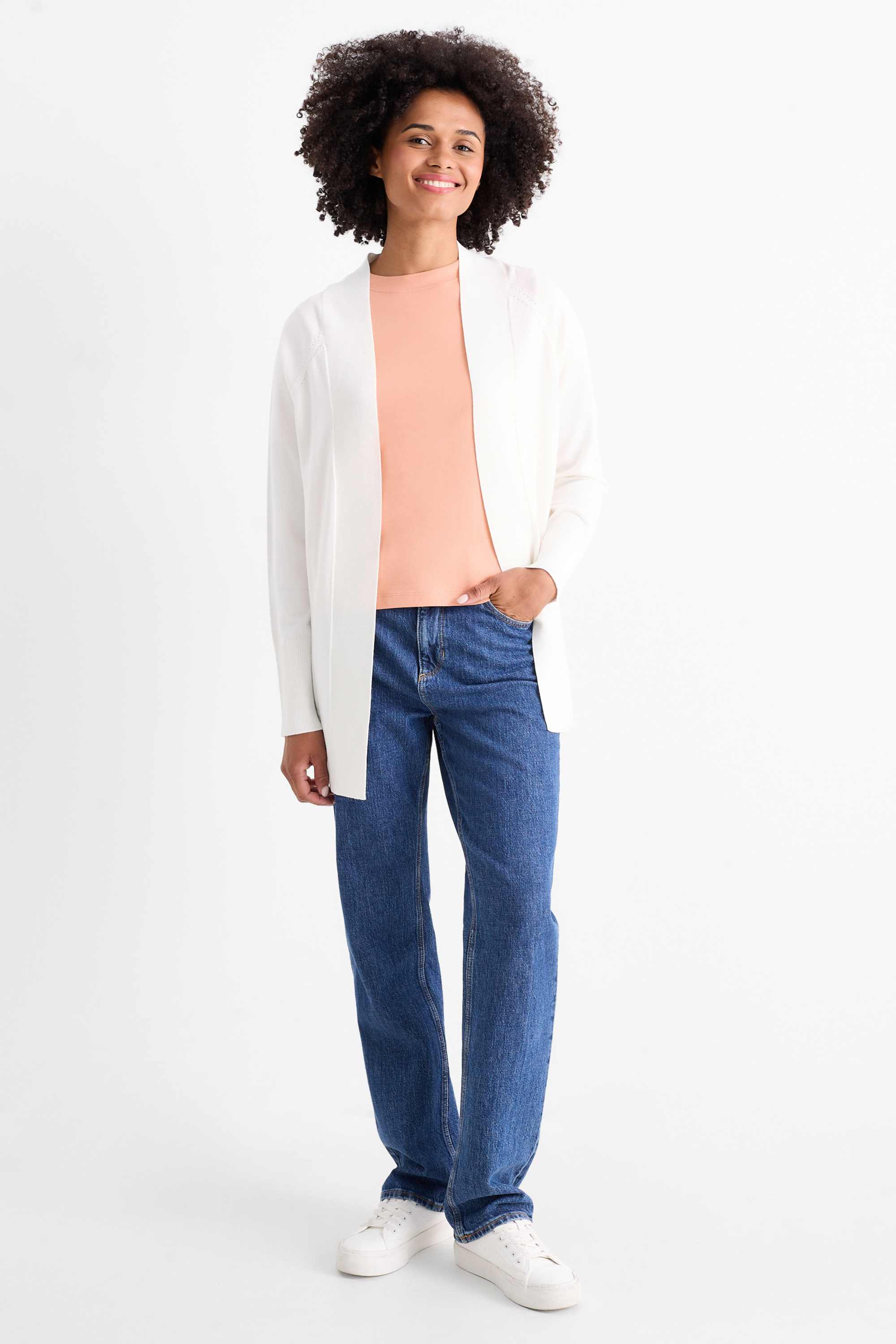 T-shirt - slim fit terracotta