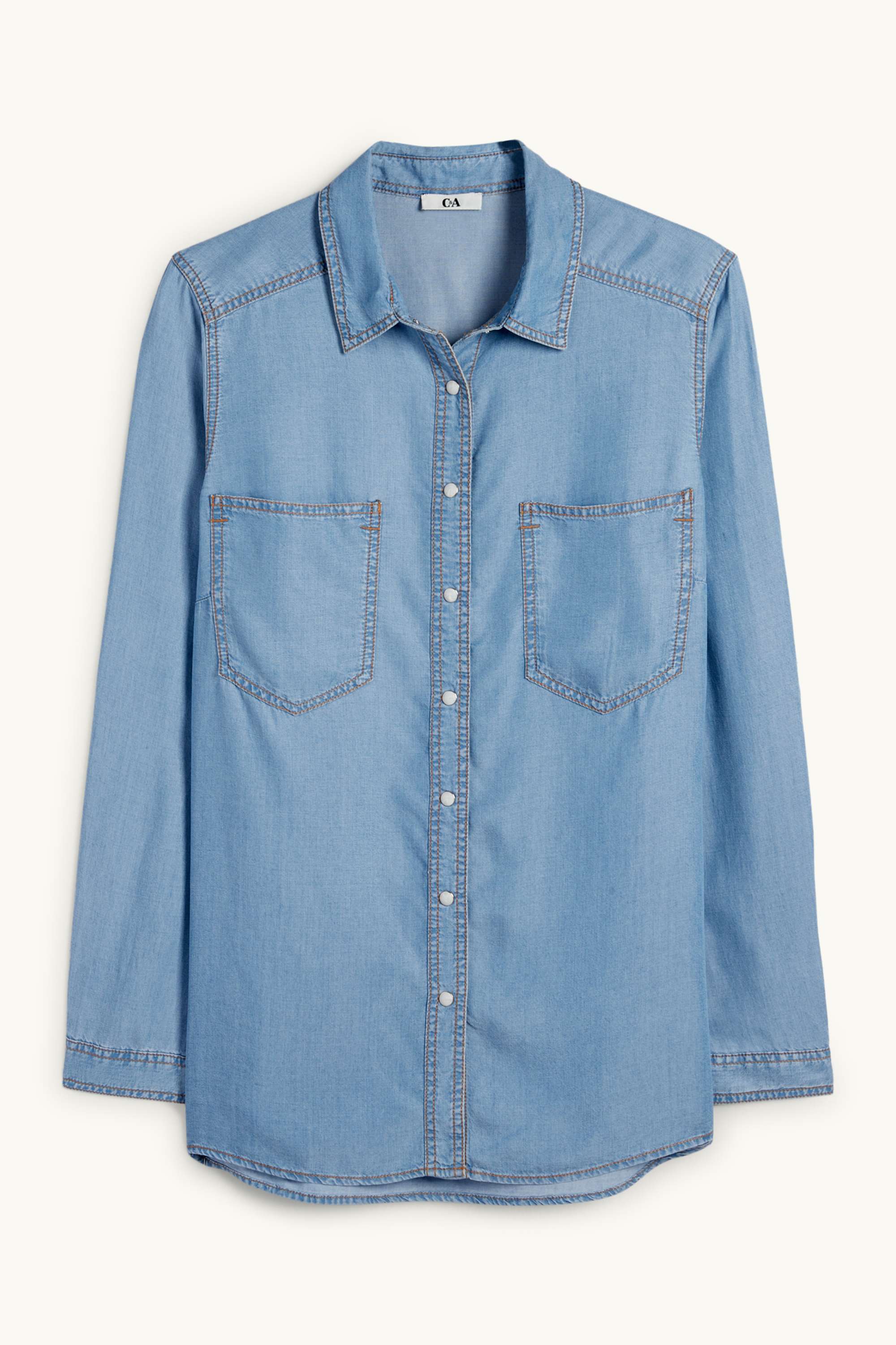 Denim blouse light blue