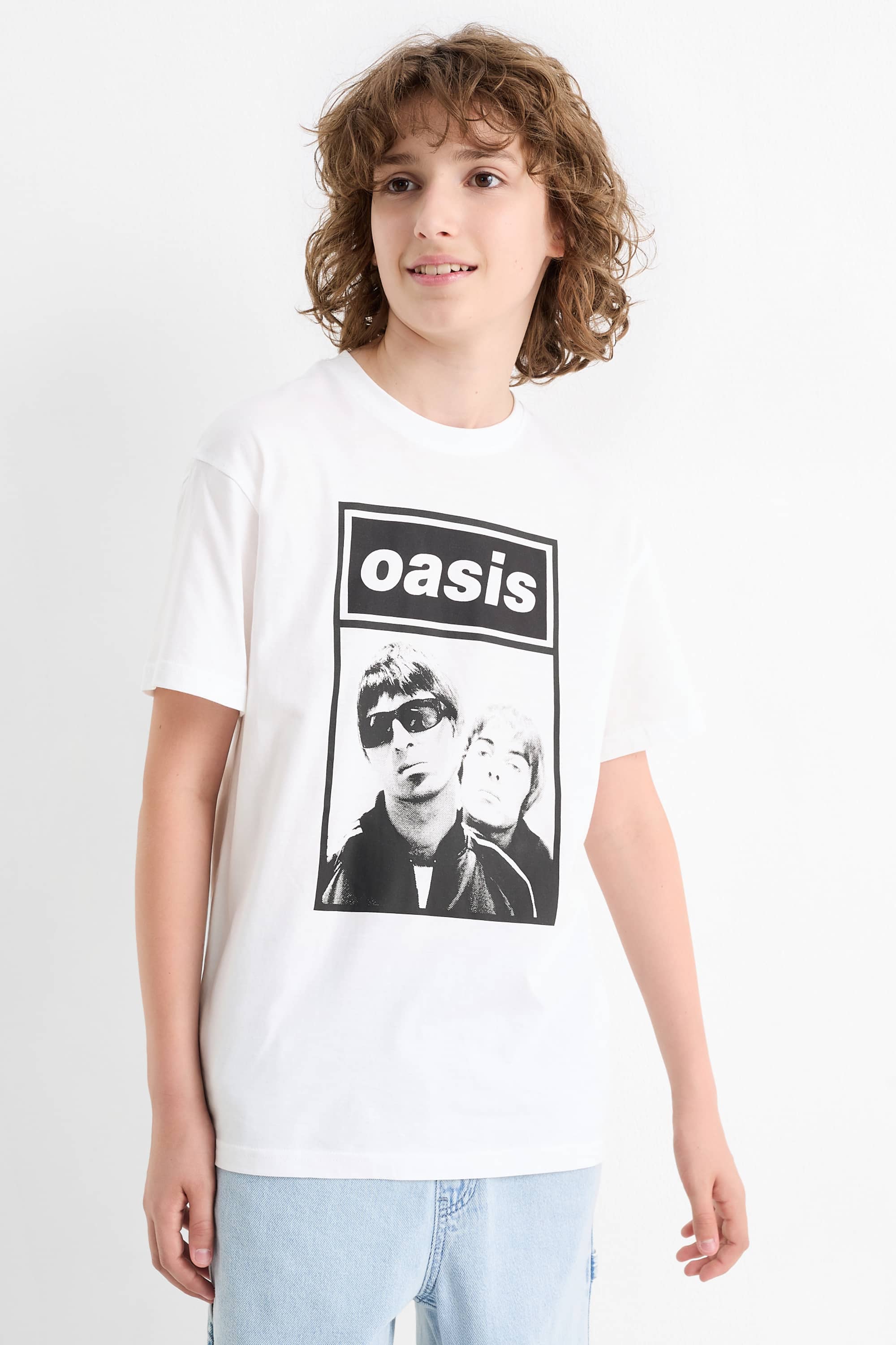 Oasis - short sleeve T-shirt white