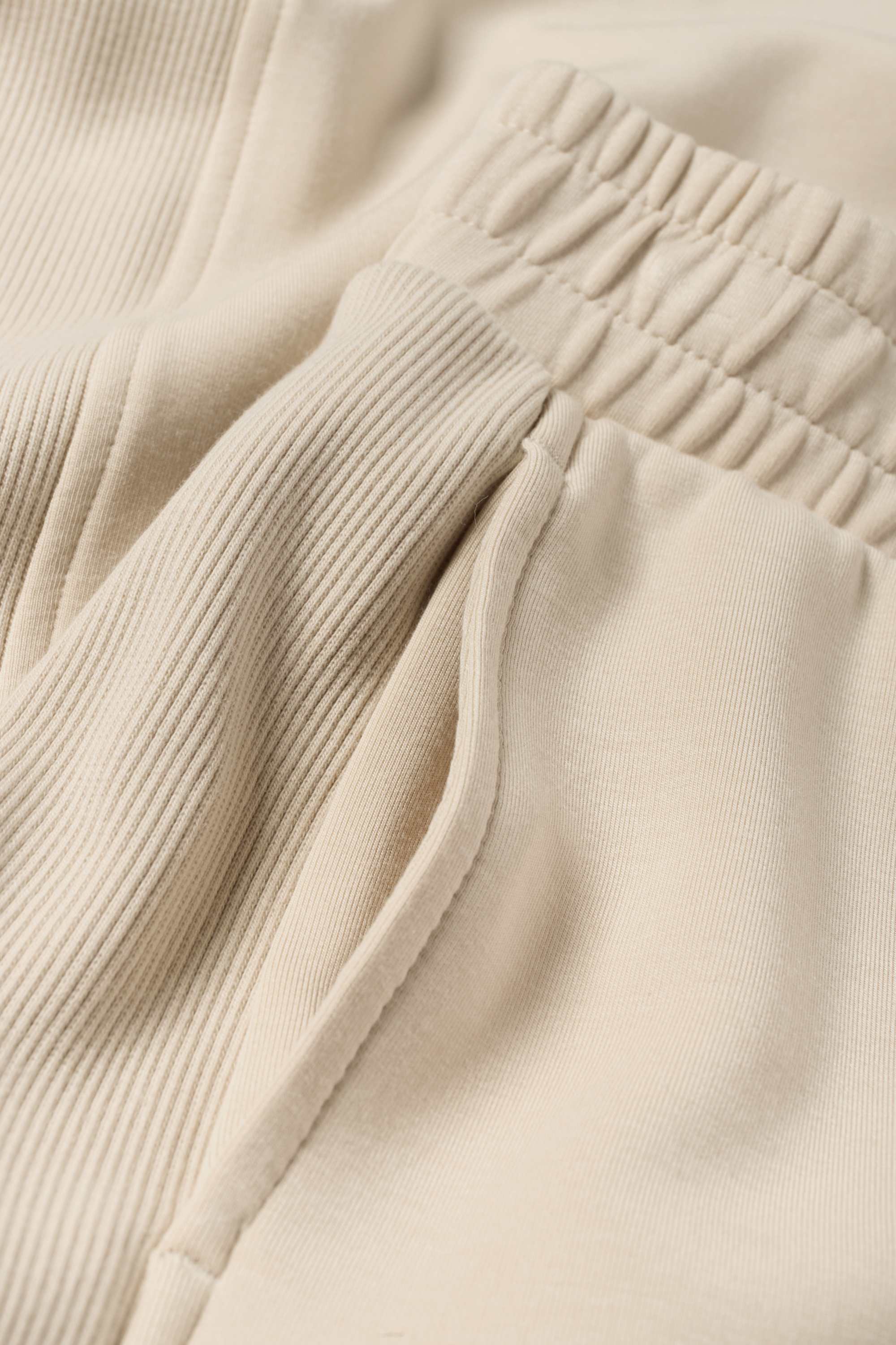Tracksuit bottoms light beige