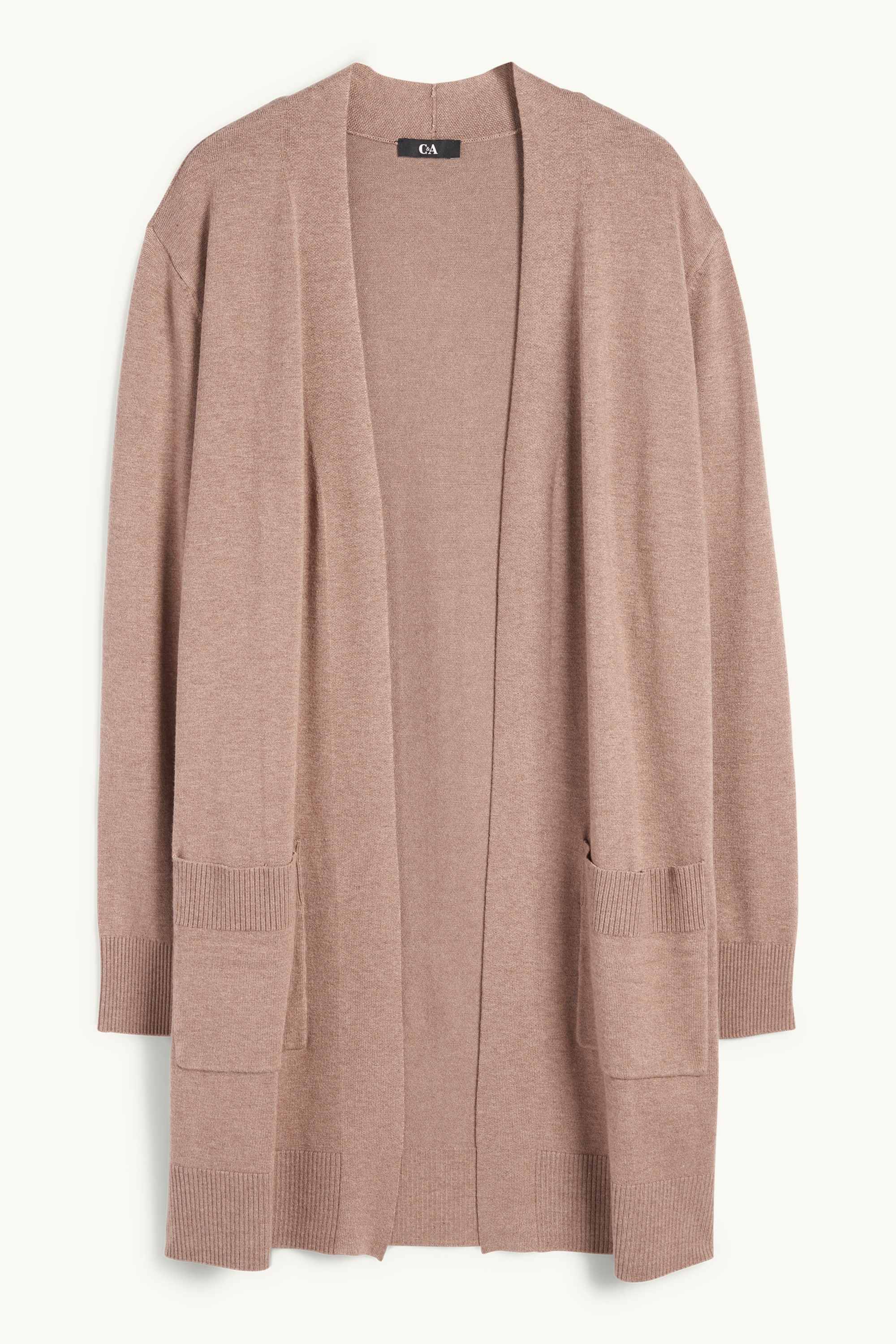 Long cardigan light brown