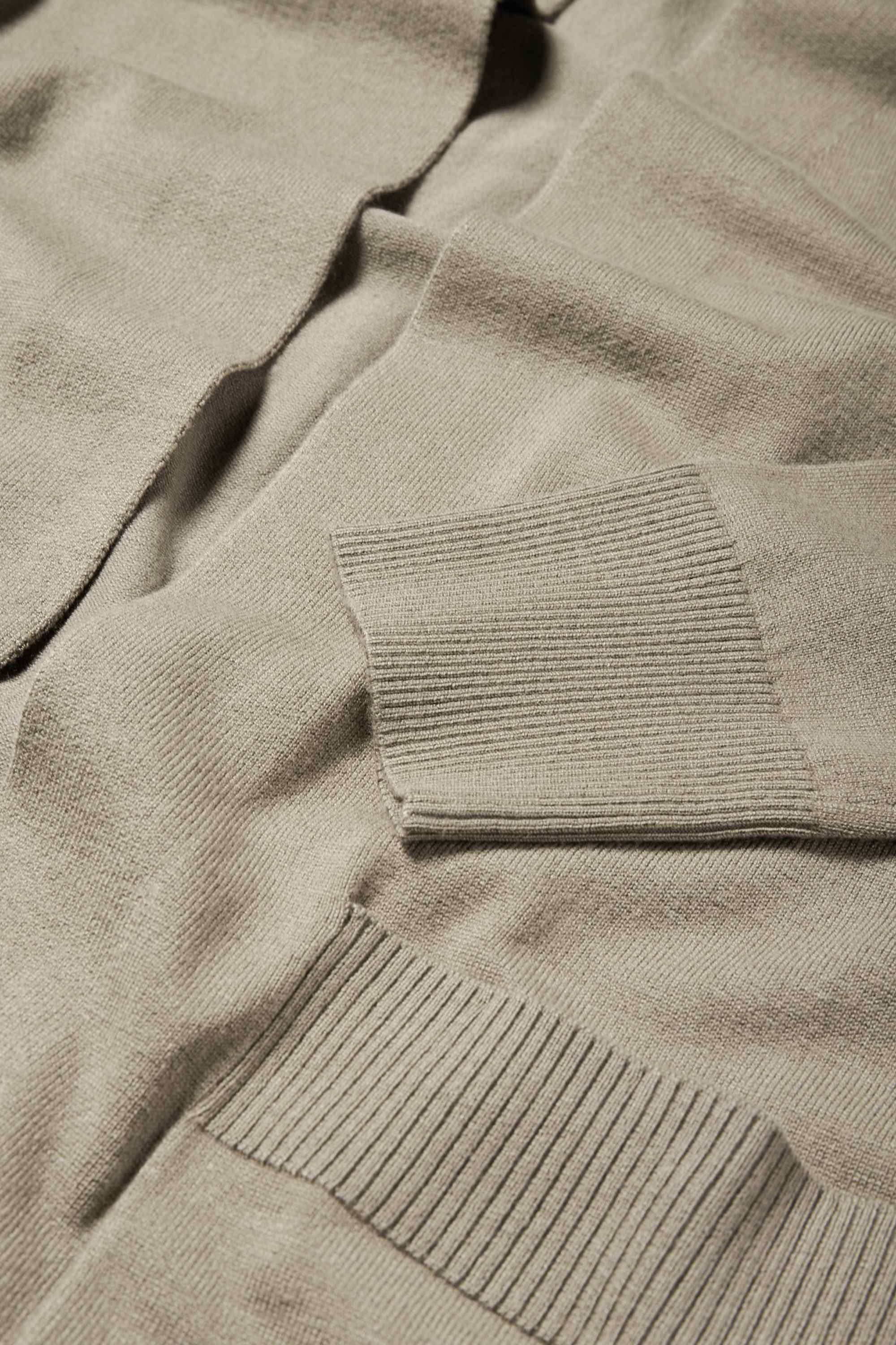 Long cardigan khaki