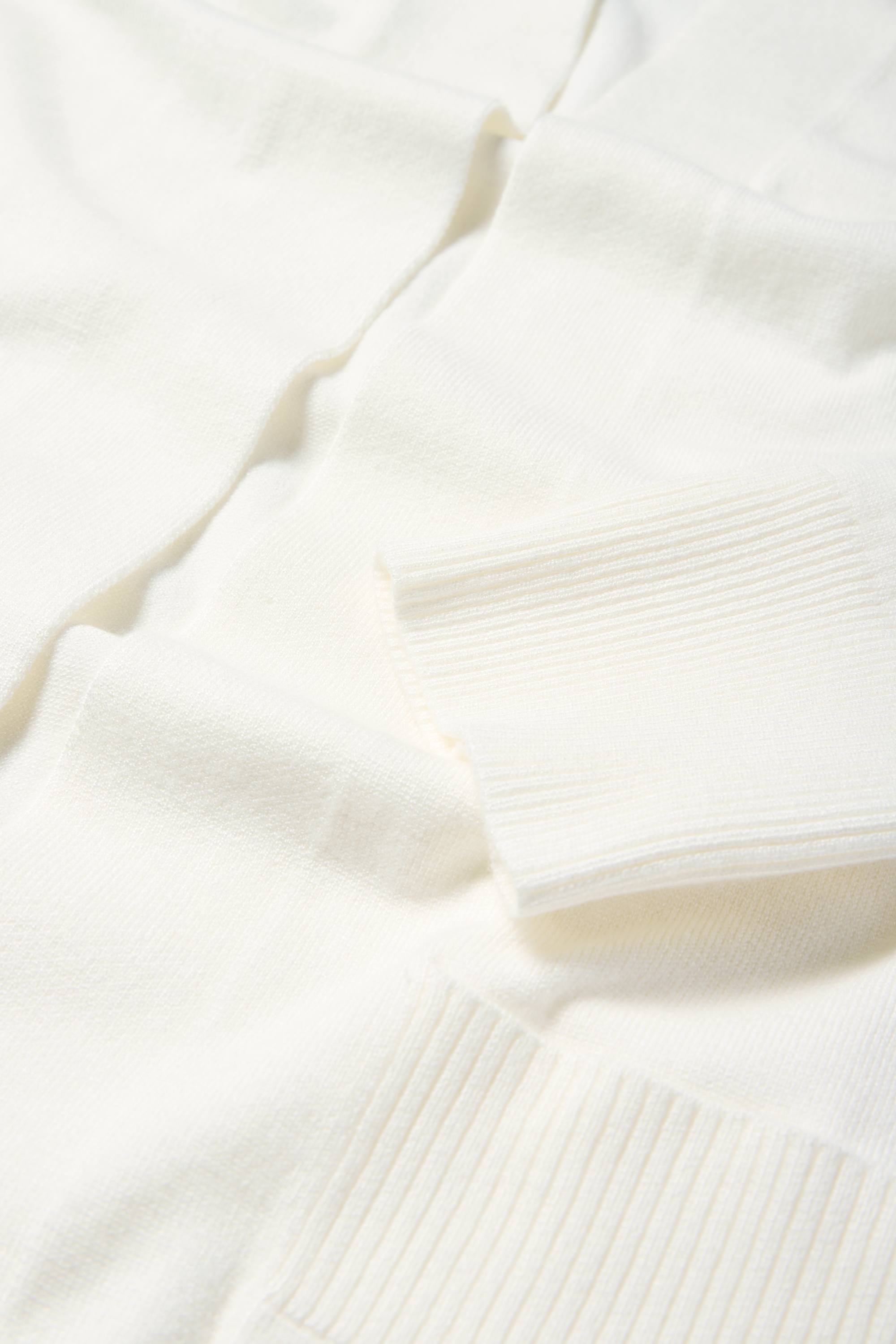 Long cardigan white