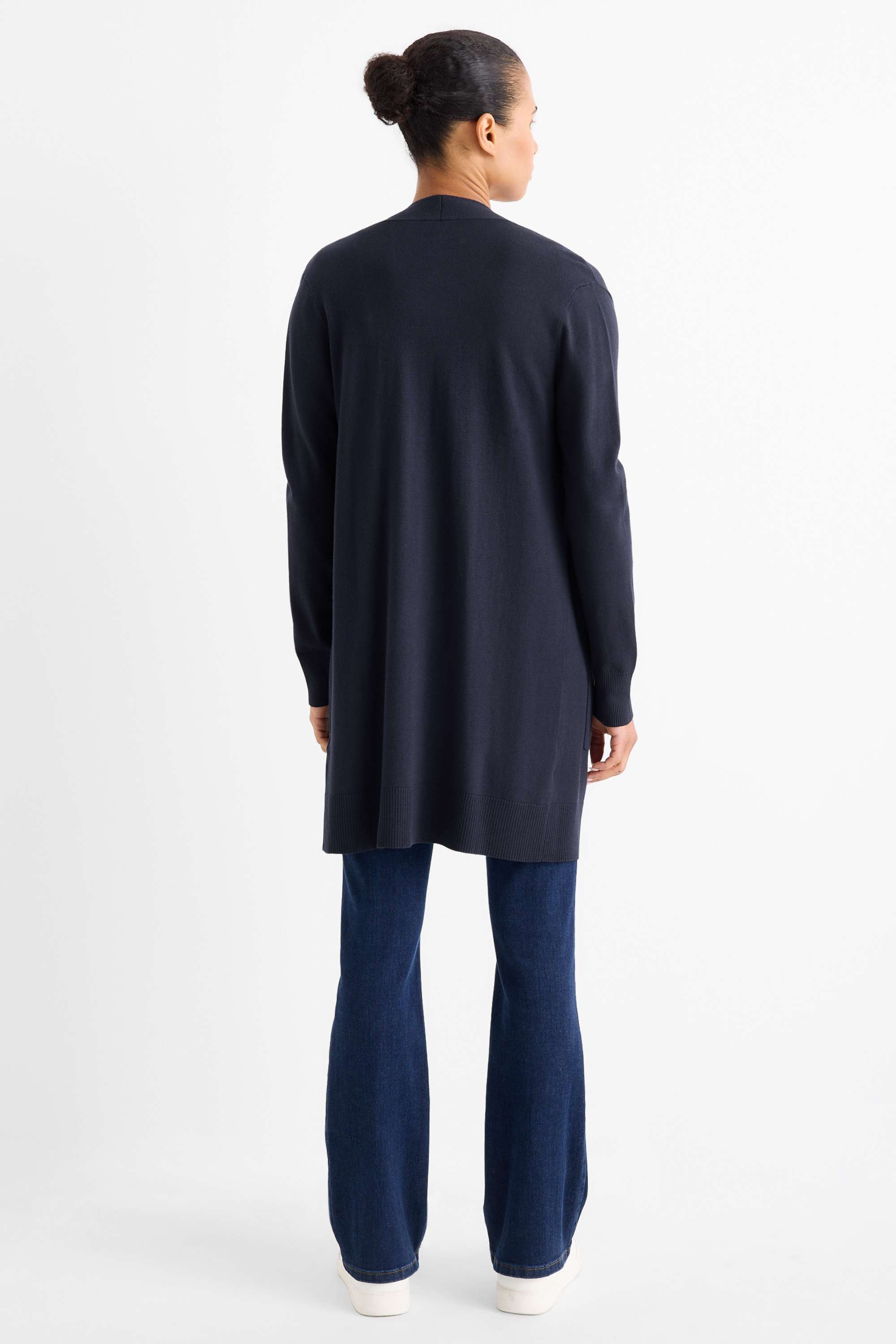 Long cardigan dark blue