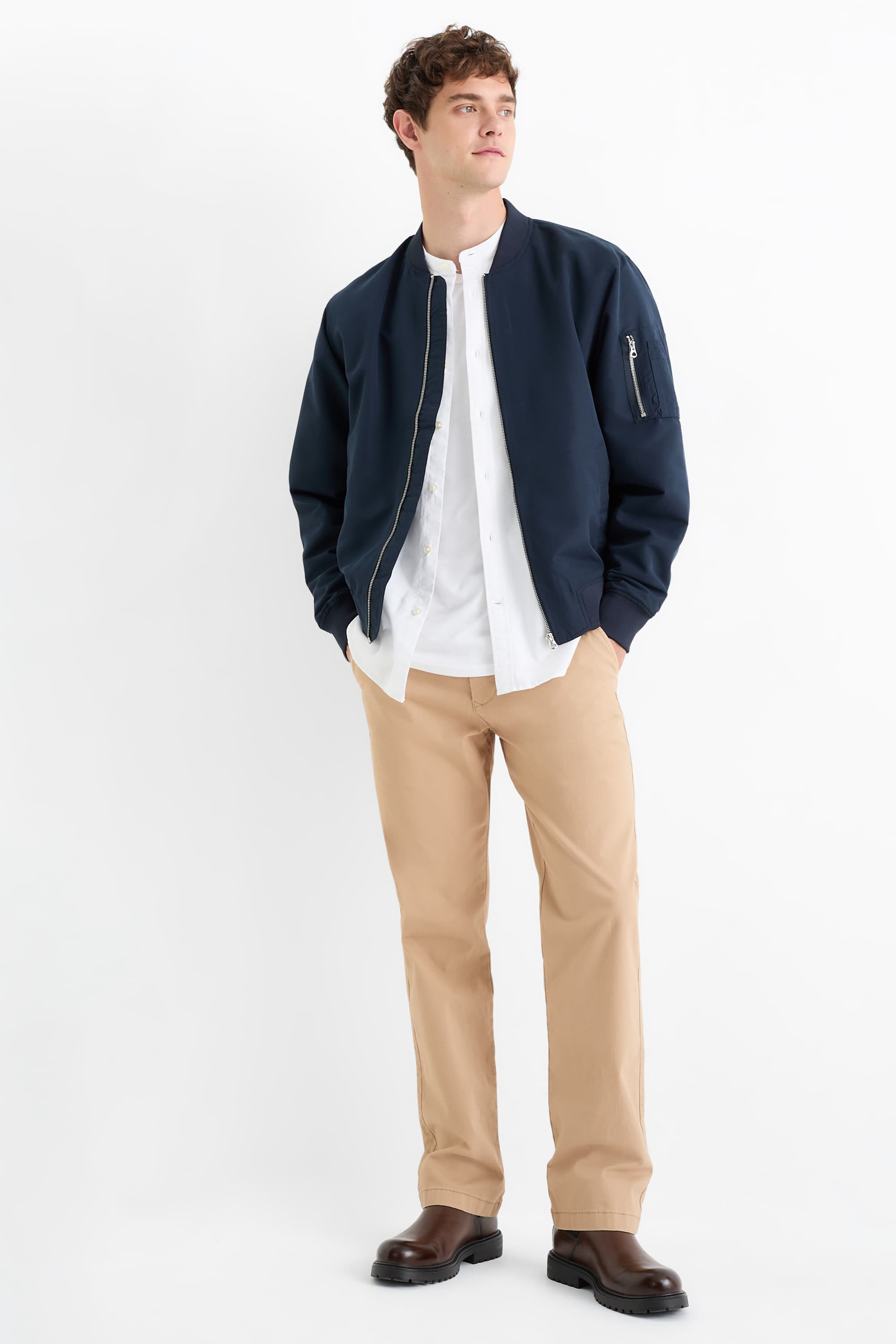 Chinos - regular fit beige