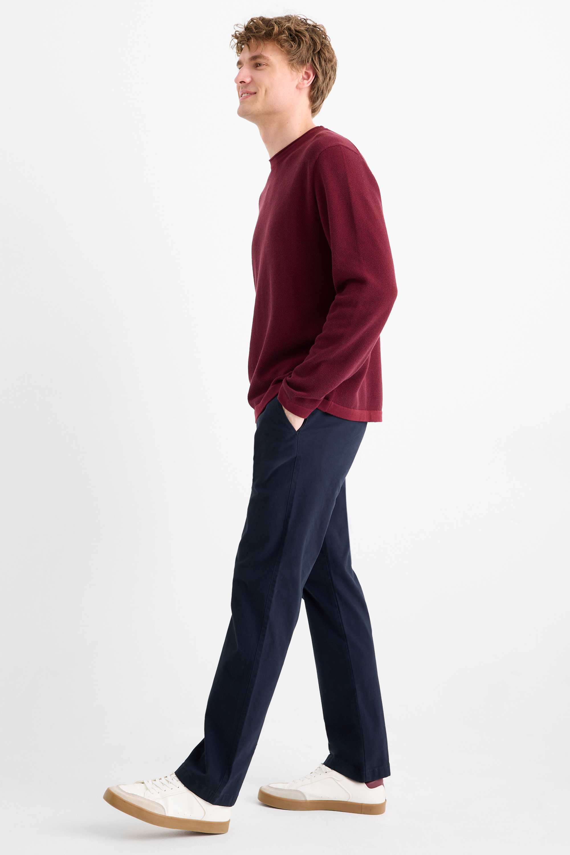 Chinos - regular fit dark blue