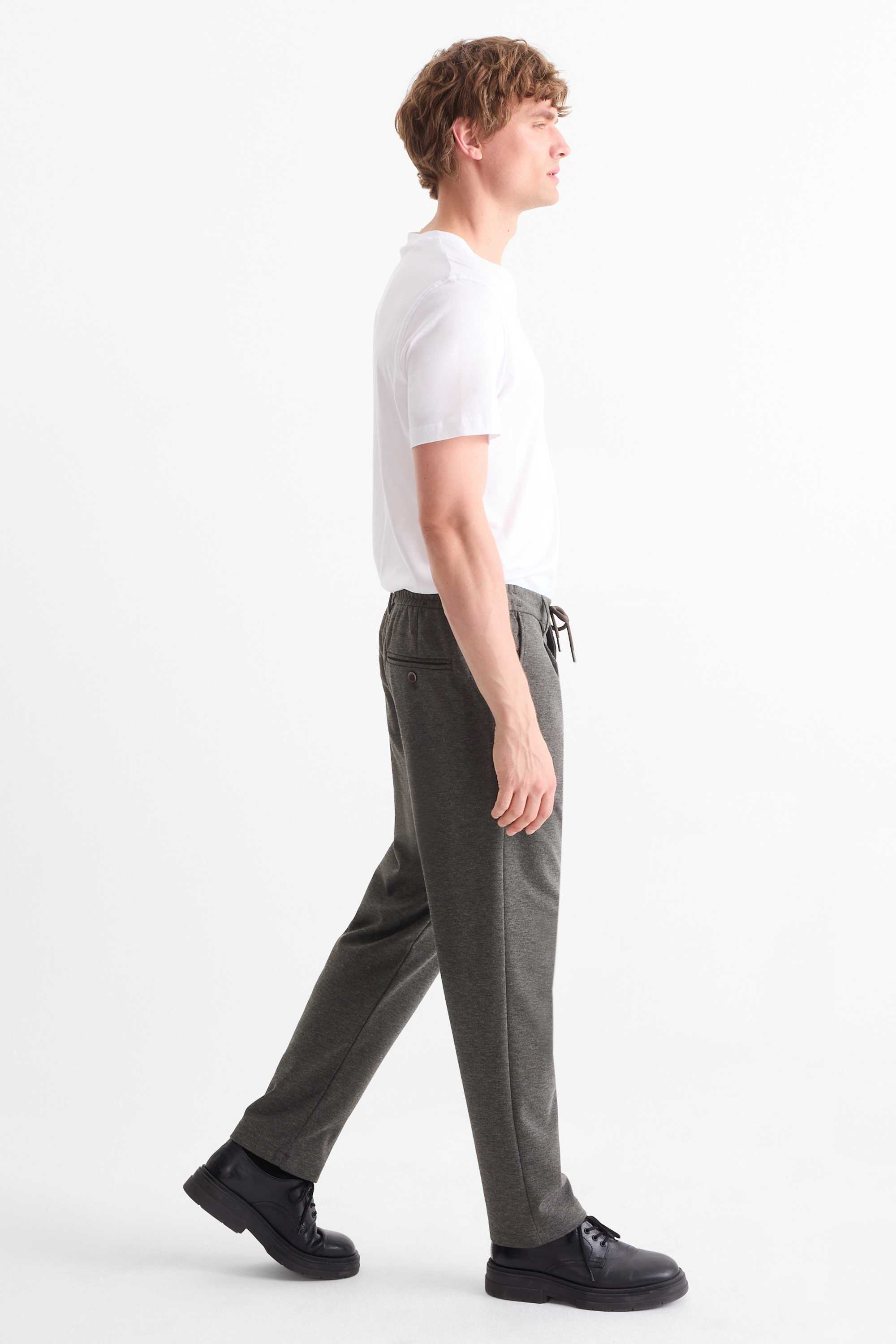 Chinos - tapered fit dark gray