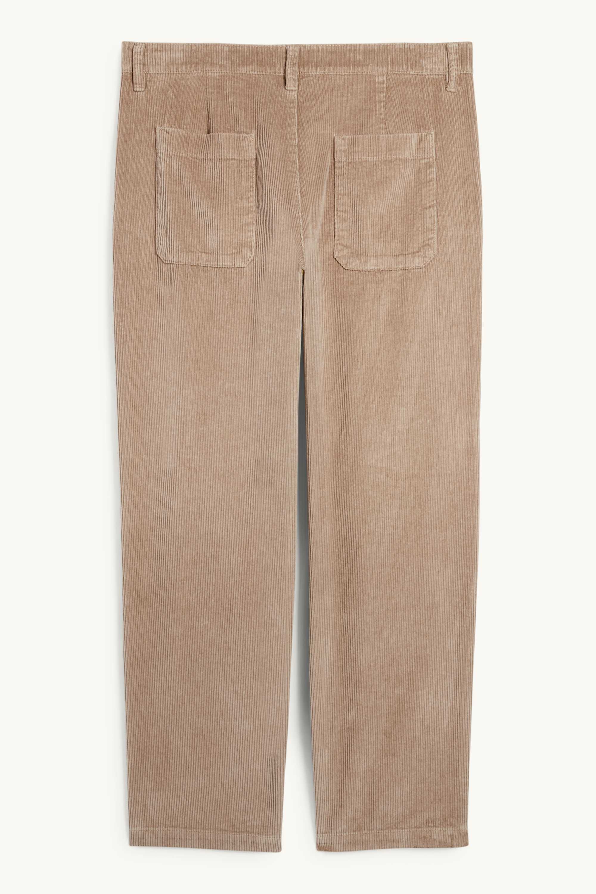 Corduroy chinos - slim fit taupe