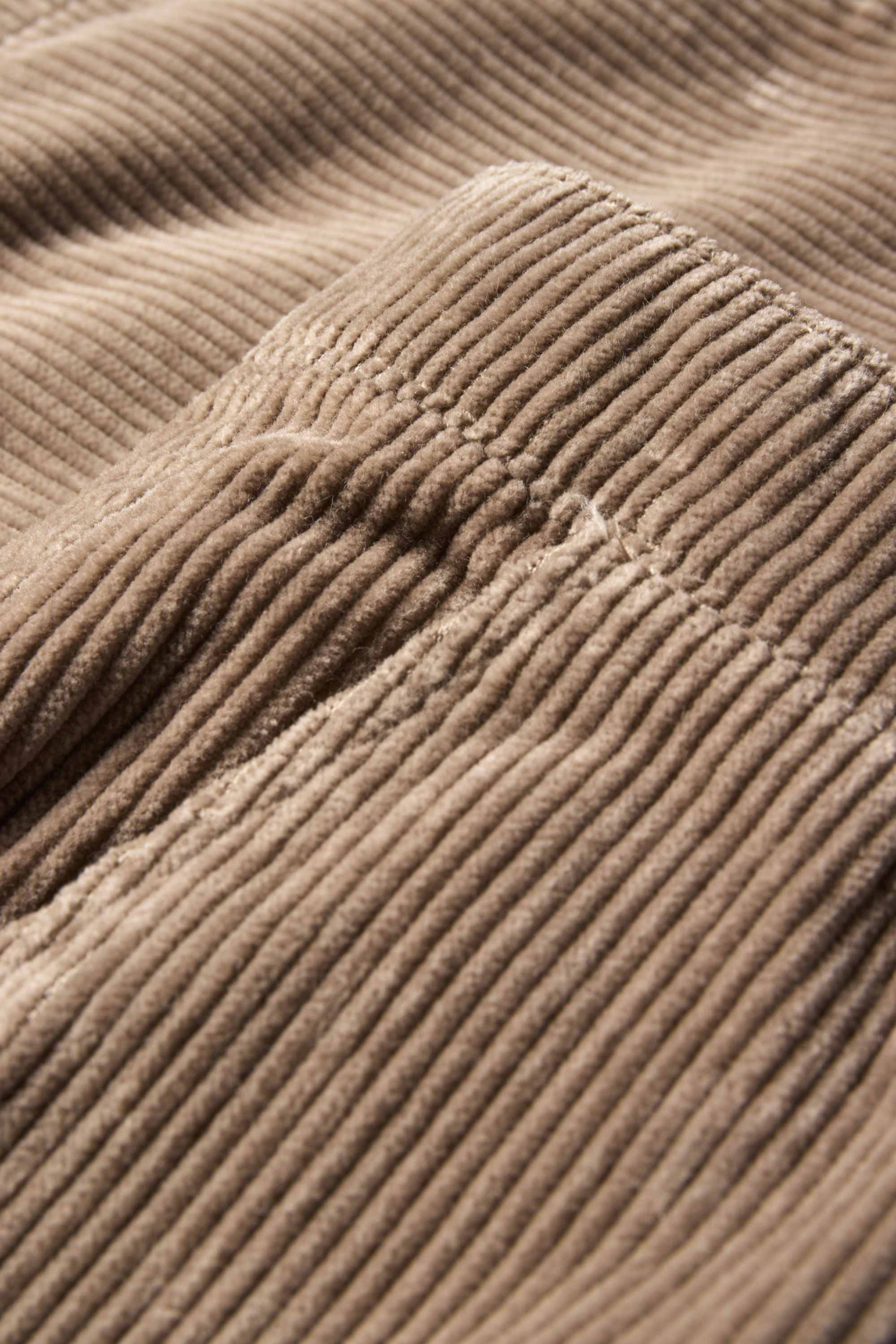 Corduroy chinos - slim fit taupe