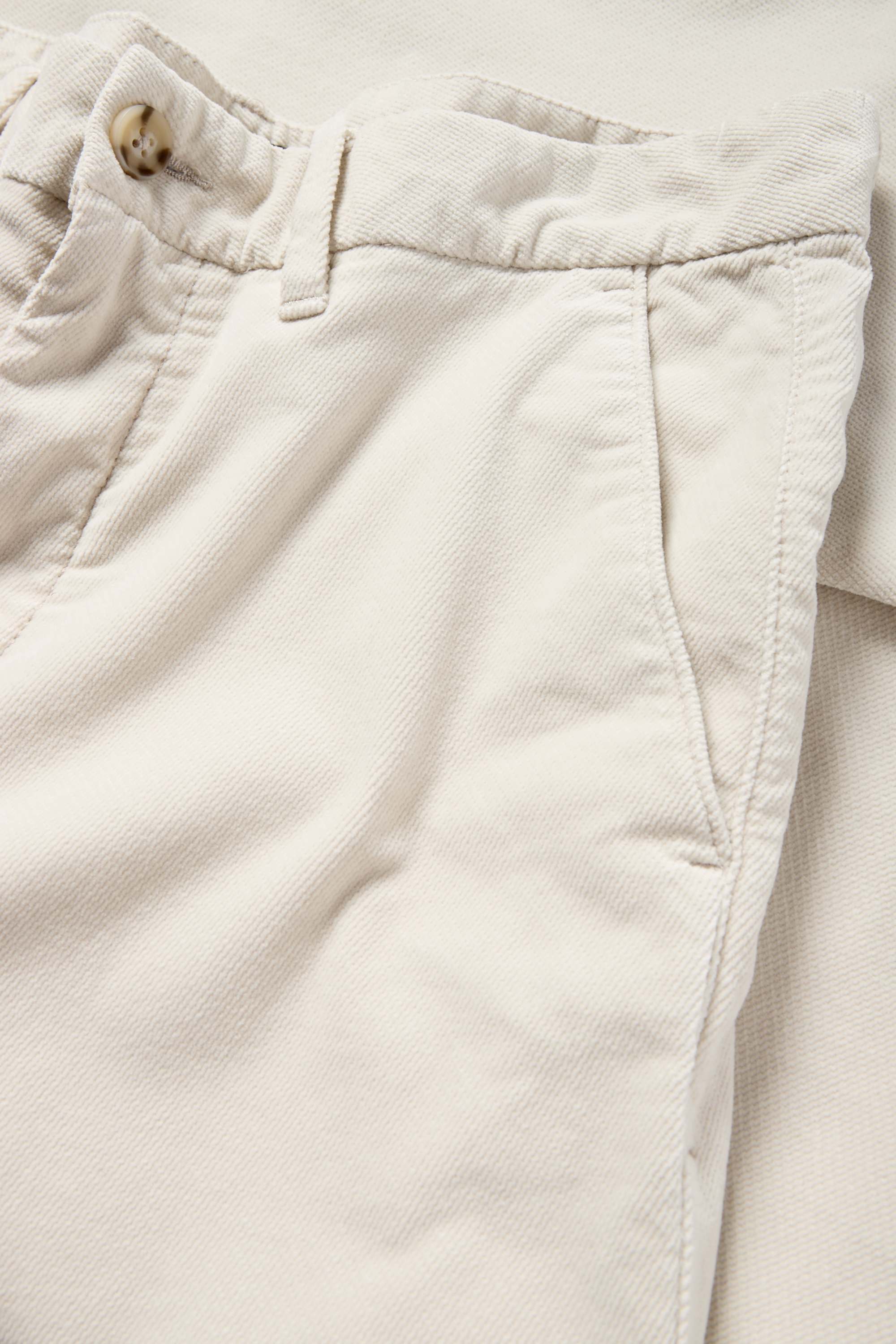 Chinos - regular fit - textured light beige