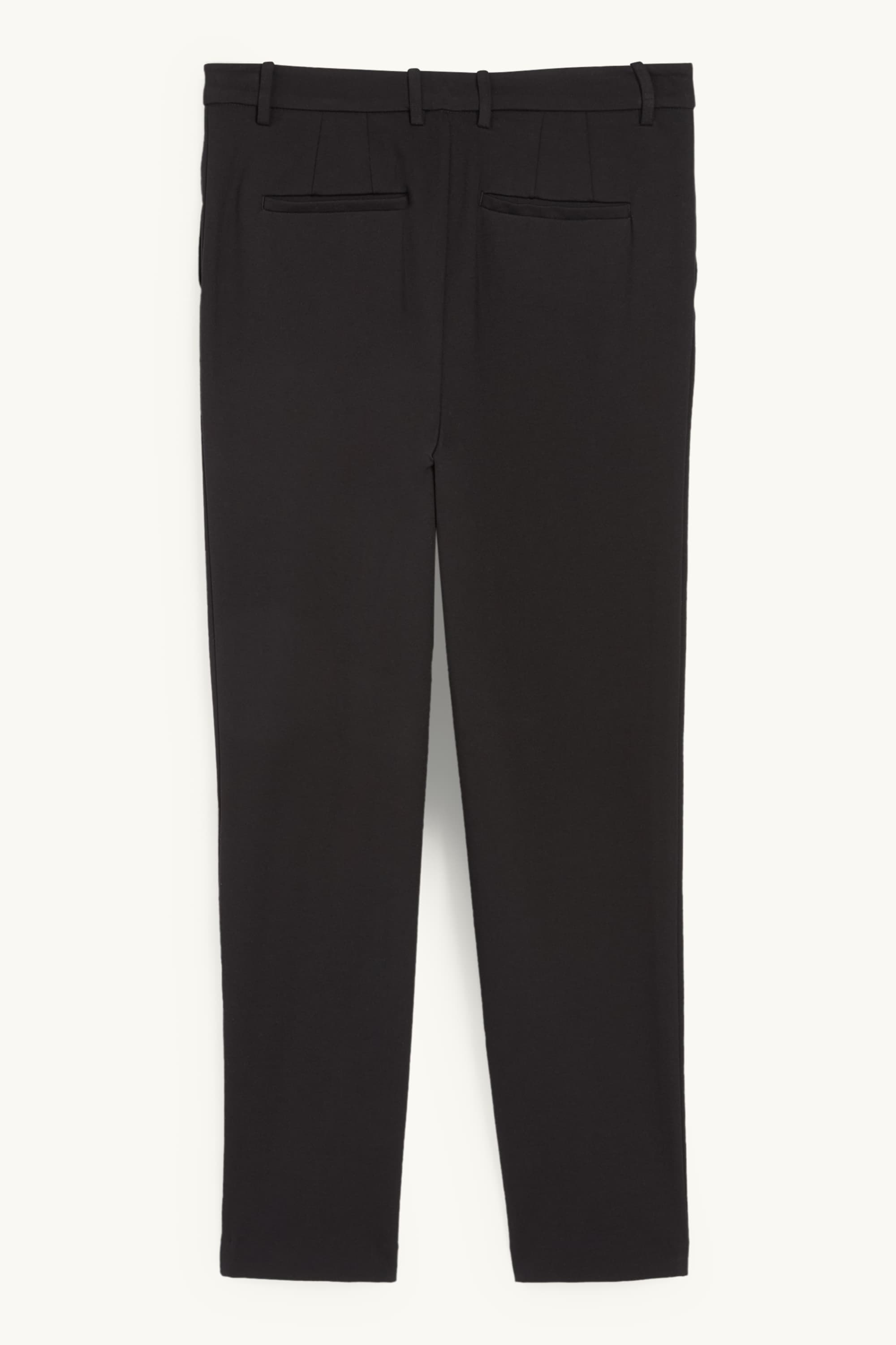 Cloth trousers - high waist - tapered fit black