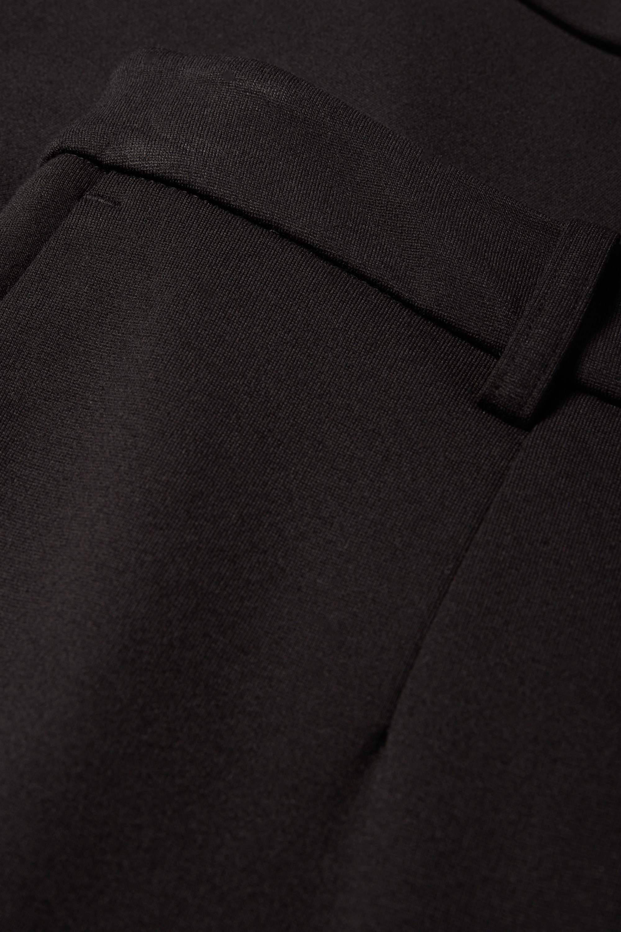 Cloth trousers - high waist - tapered fit black